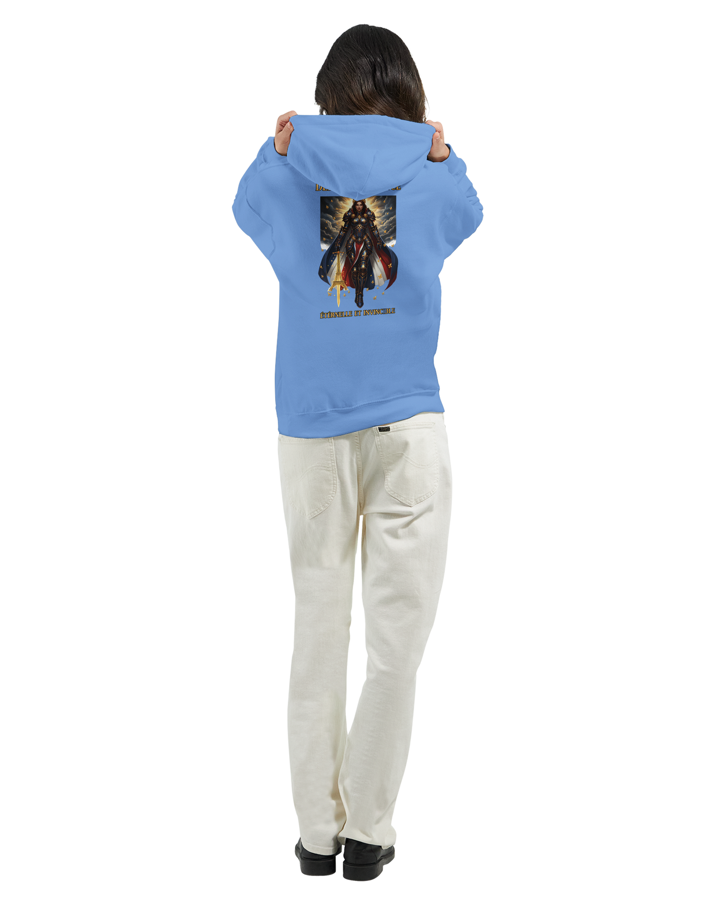 Sweat à Capuche déesse de France Douillet à Motif Unique – Confort et Style