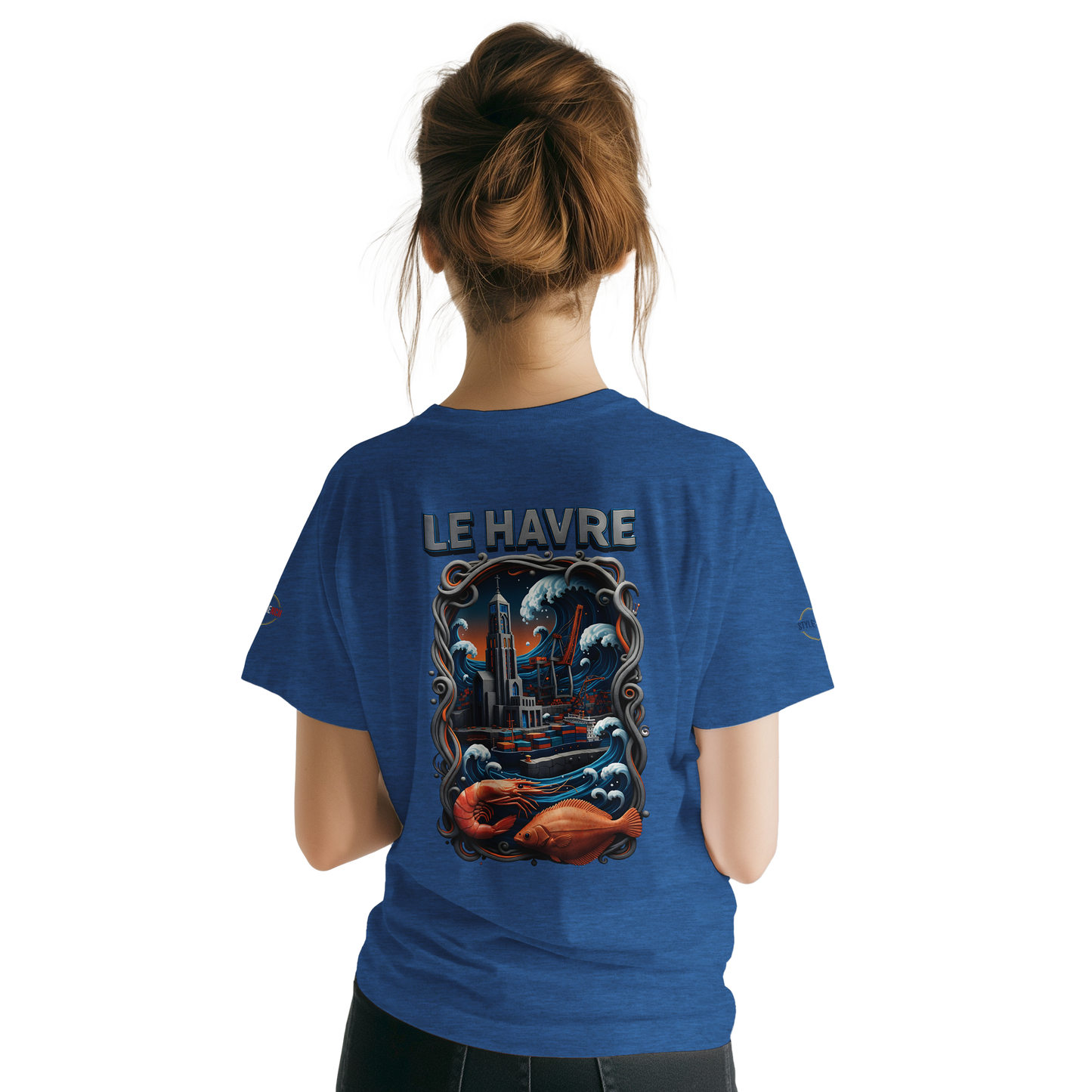 T-shirt Unisexe Le Havre – Coton Doux Premium pour Impression DTG