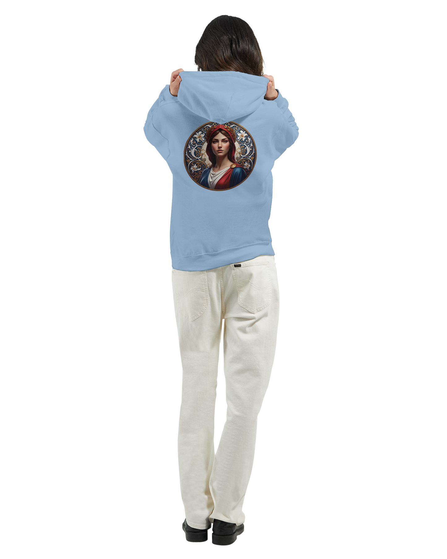 Sweat à capuche femme Marianne - Hoodie en coton et polyester