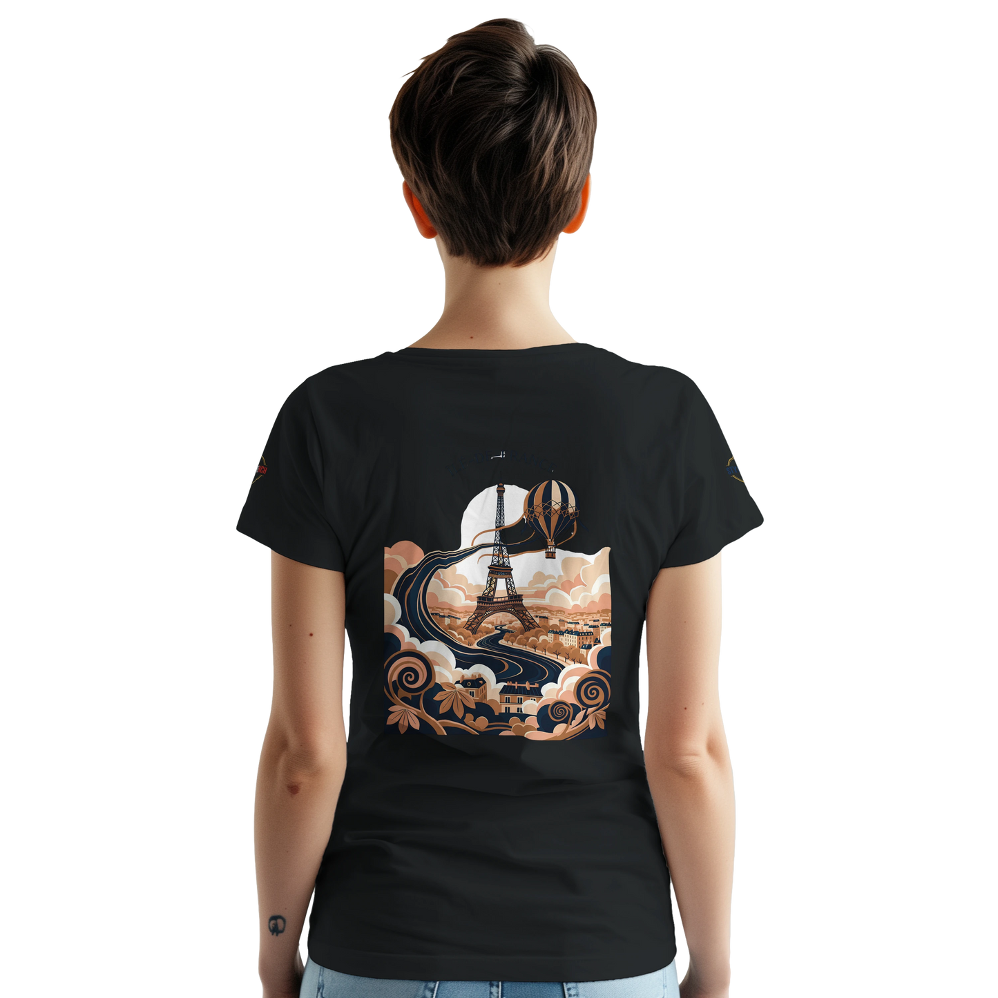 T-shirt Unisexe Île-de-France – Coton Épais à Coupe Classique