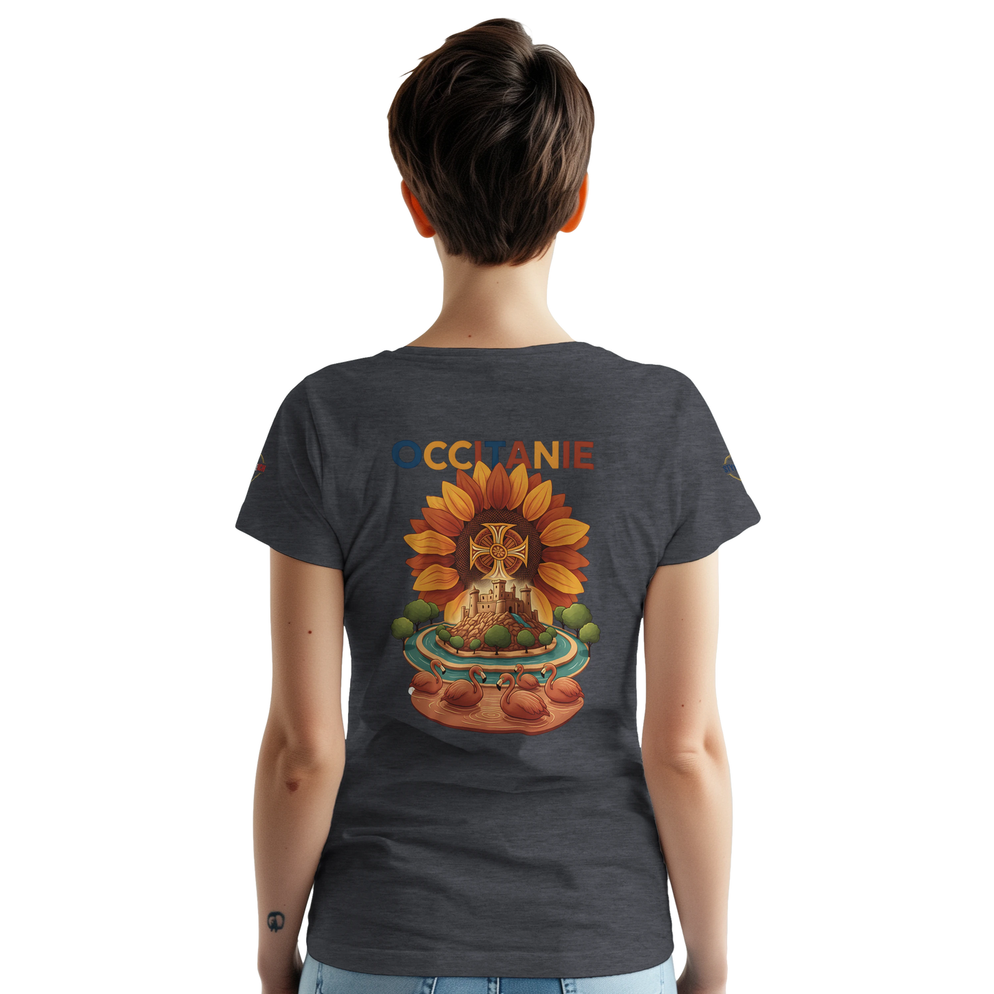 T-shirt Unisexe Occitanie – Coton Épais Premium