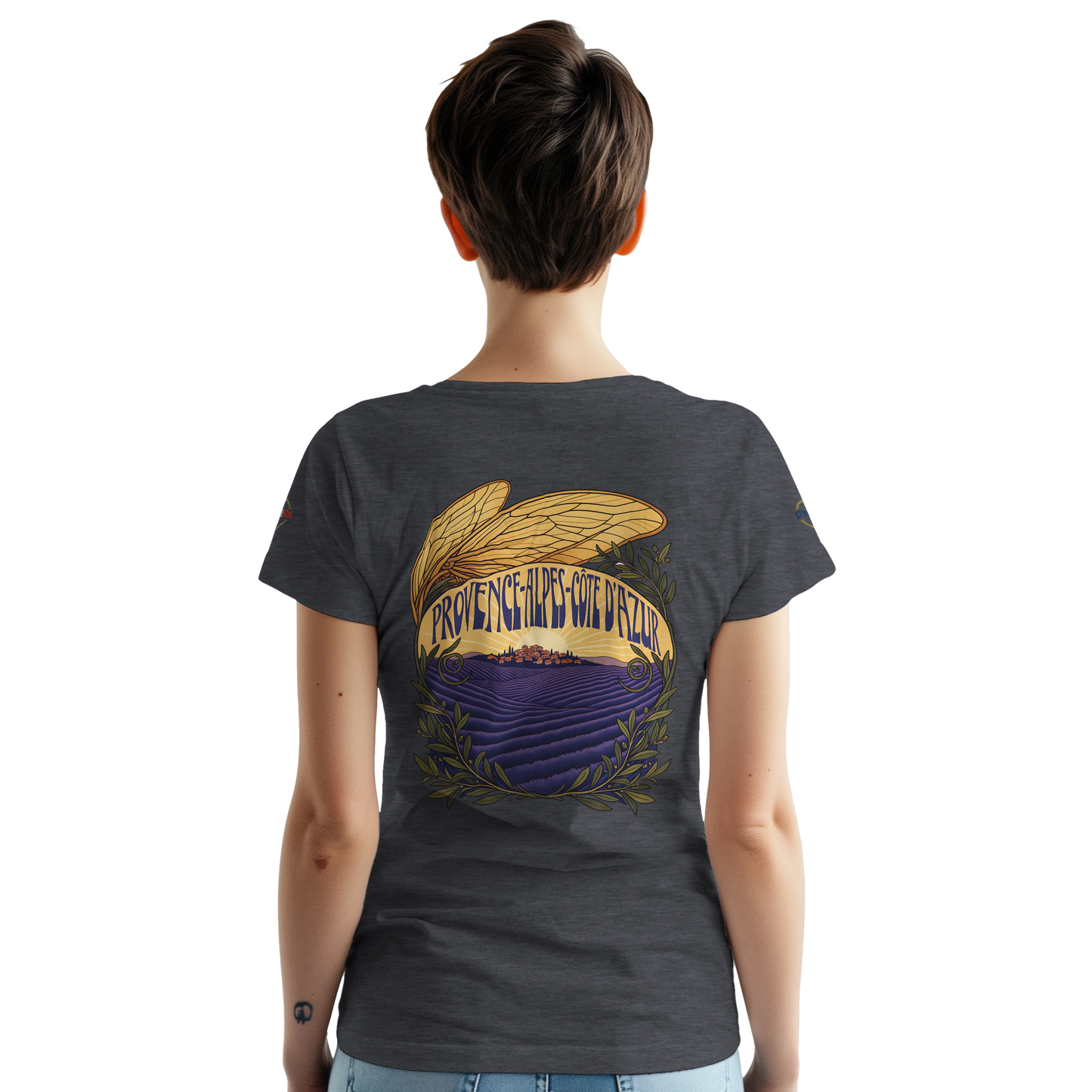 T-Shirt Unisexe Provence-Alpes-Côte d'Azur – Coton Épais Premium
