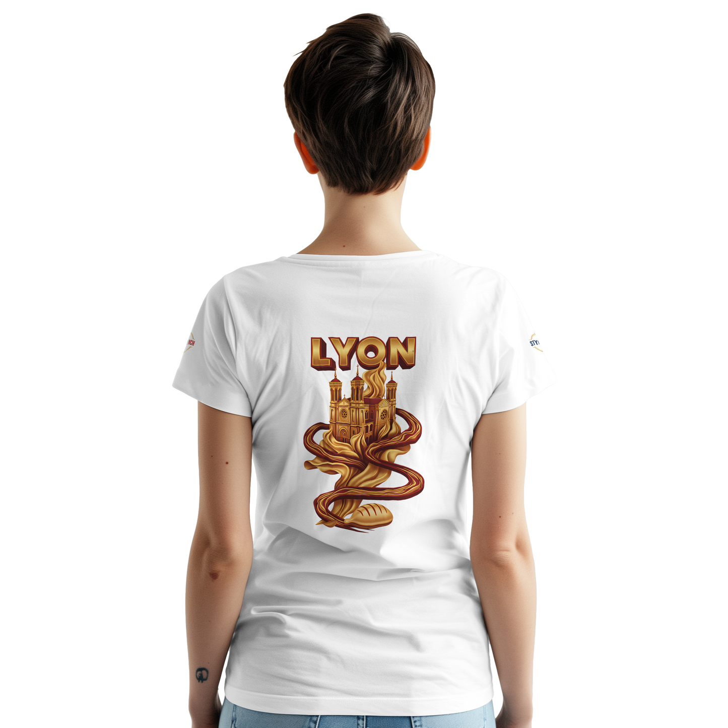 T-Shirt Unisexe Lyon - Design Ville de France - 100% Coton