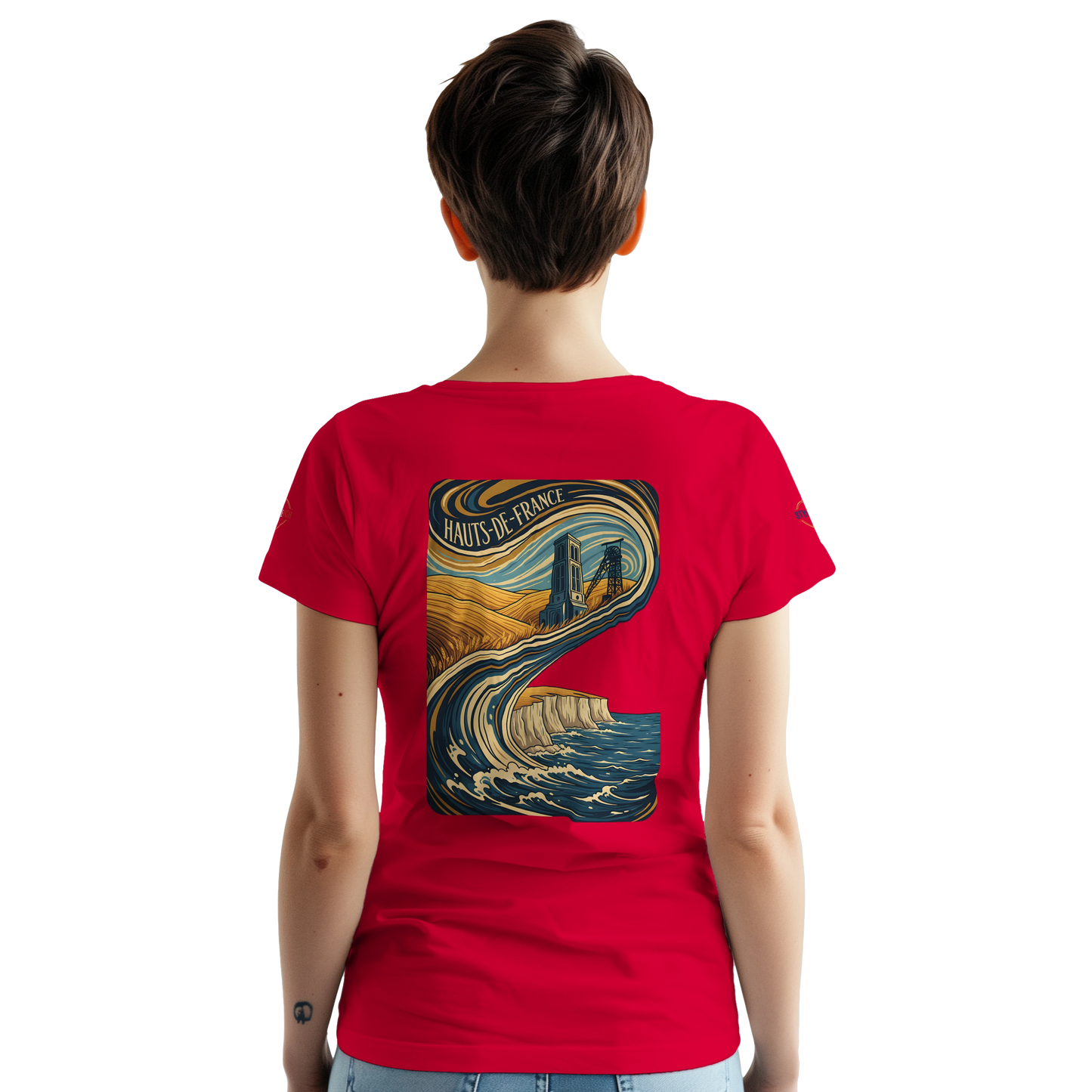 T-shirt Unisexe Haut de France - Coton Épais Premium