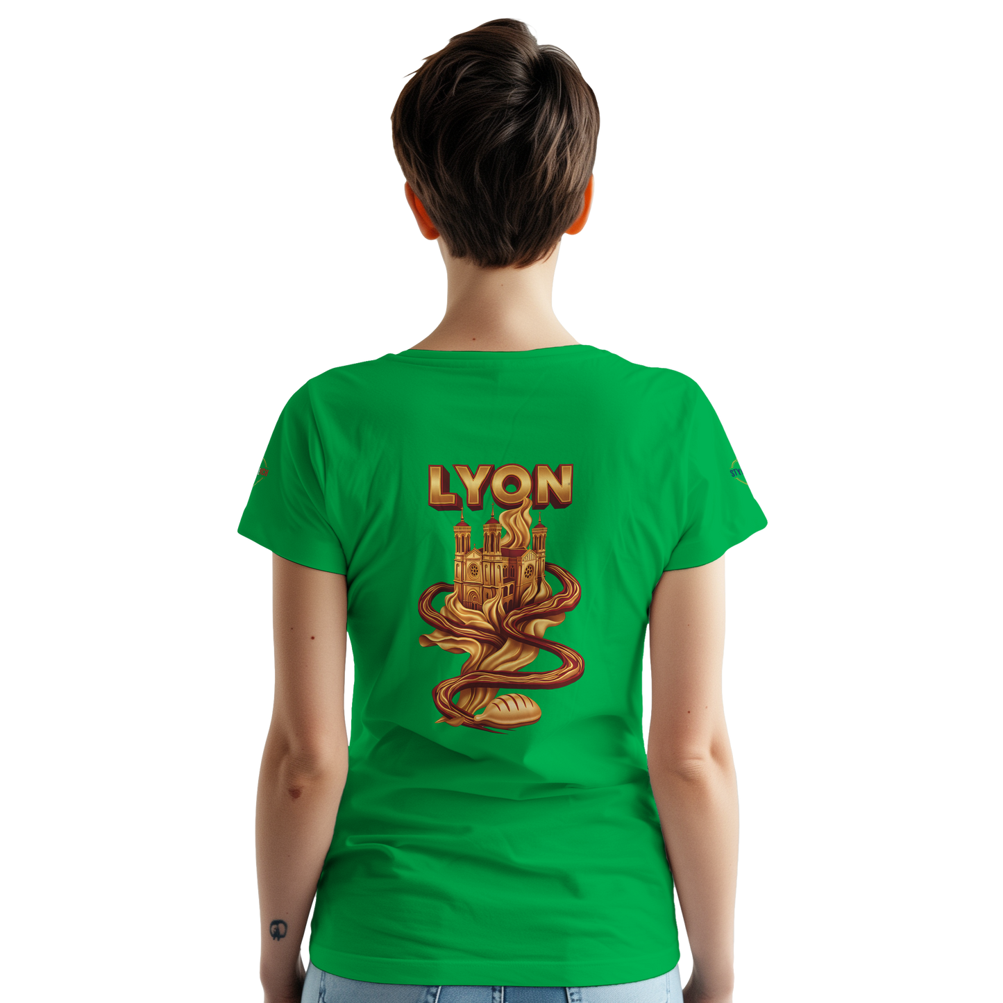 T-Shirt Unisexe Lyon - Design Ville de France - 100% Coton