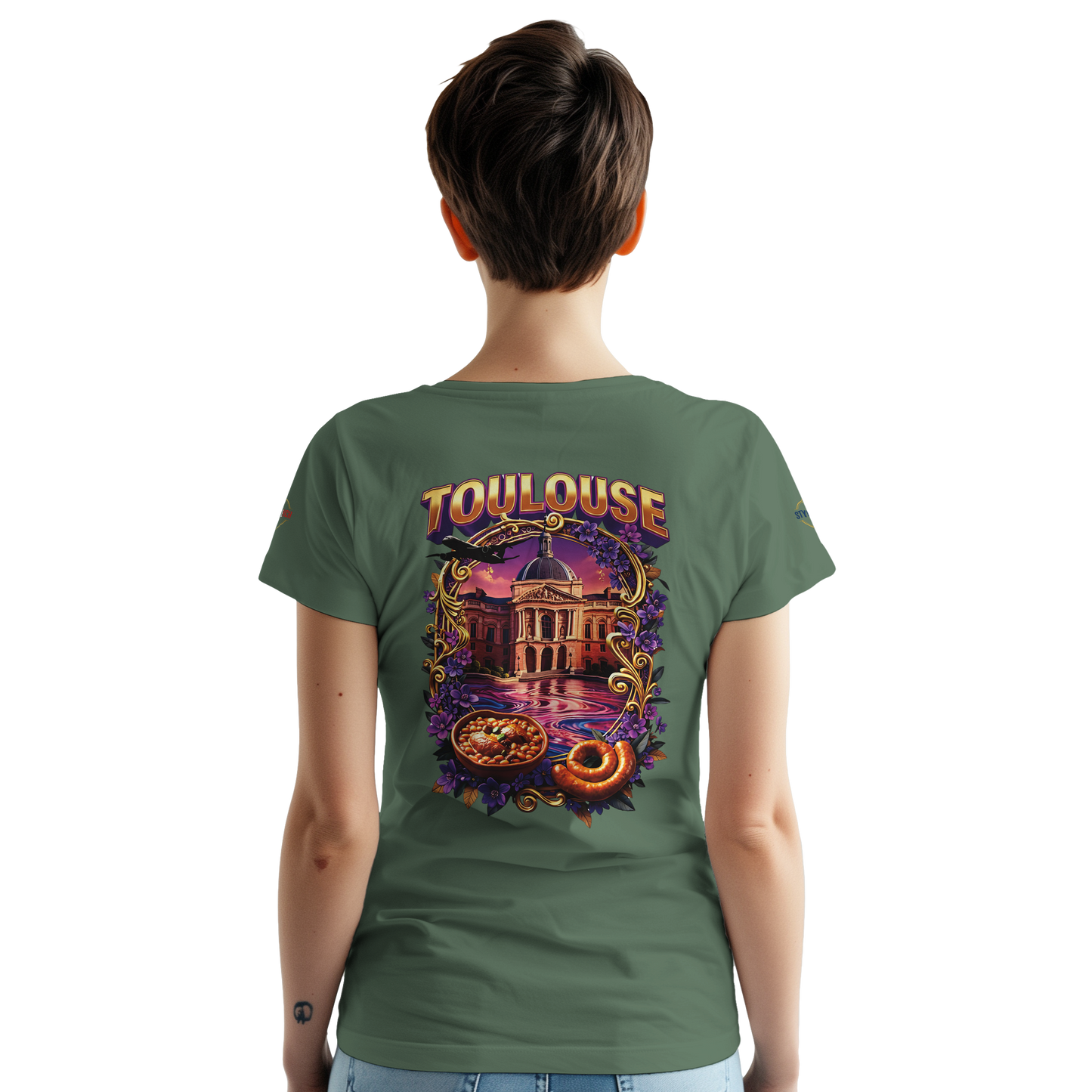 T-Shirt Unisexe Toulouse France – T-Shirt en Coton Premium à Coupe Classique