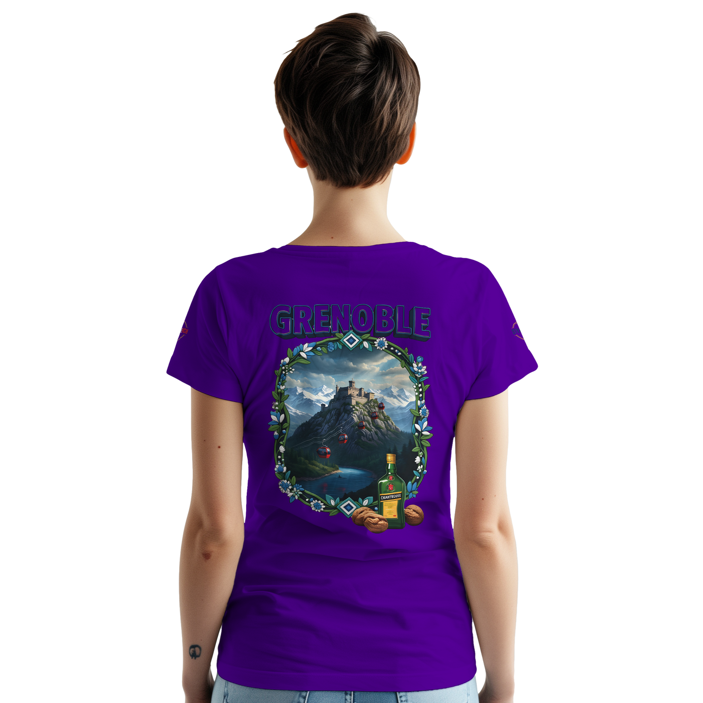 T-shirt Unisexe Grenoble - Ville de France - Coton Premium