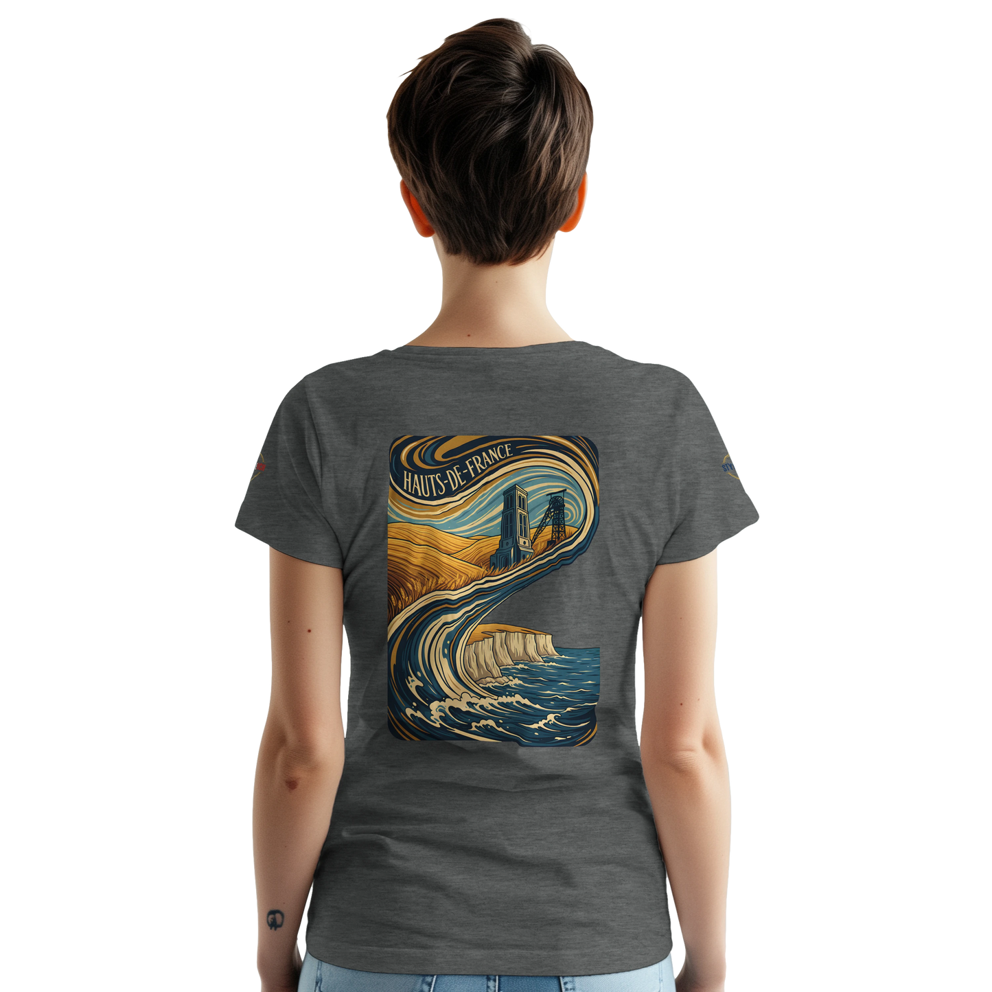 T-shirt Unisexe Haut de France - Coton Épais Premium