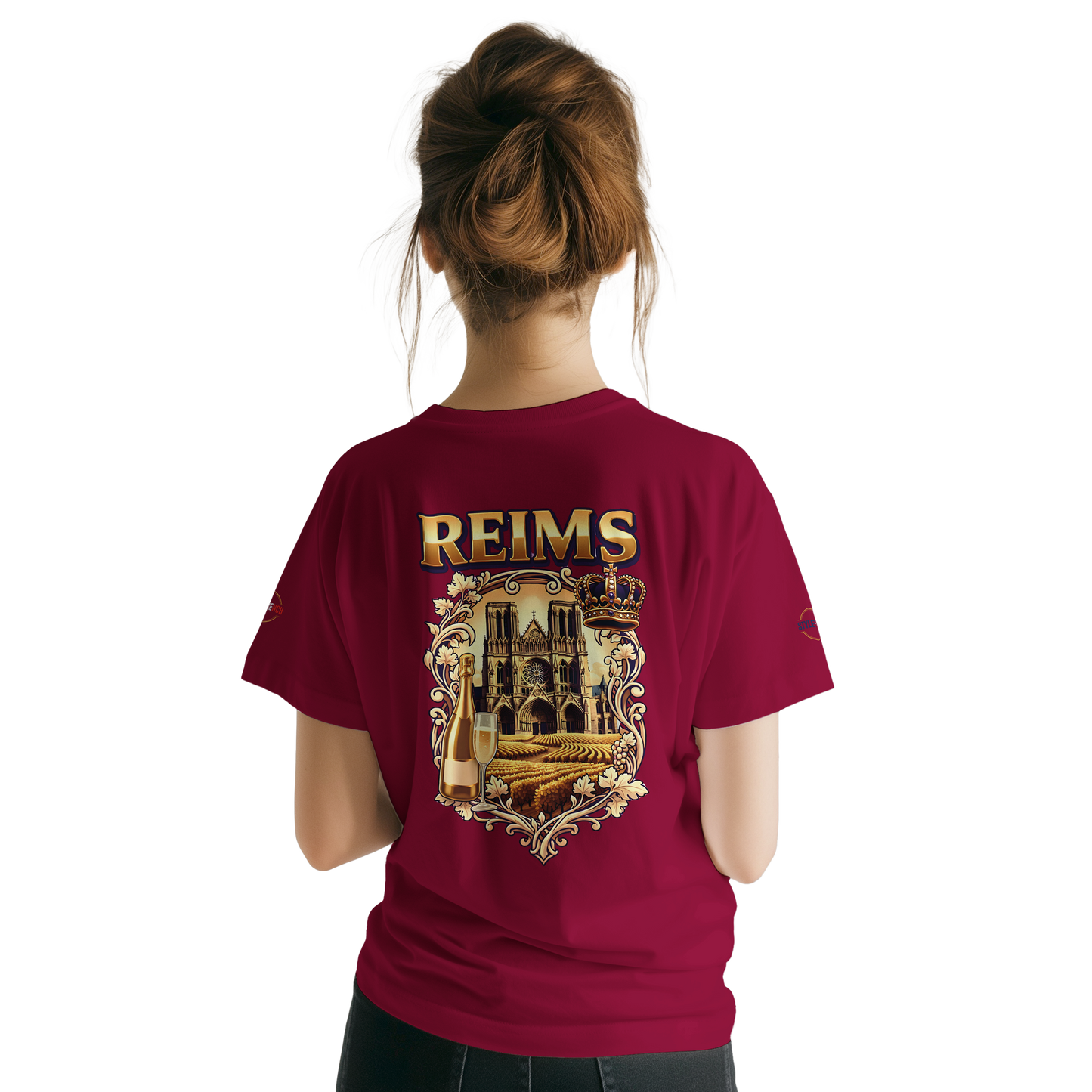 T-shirt Unisexe Reims - Ville de France - Design Premium