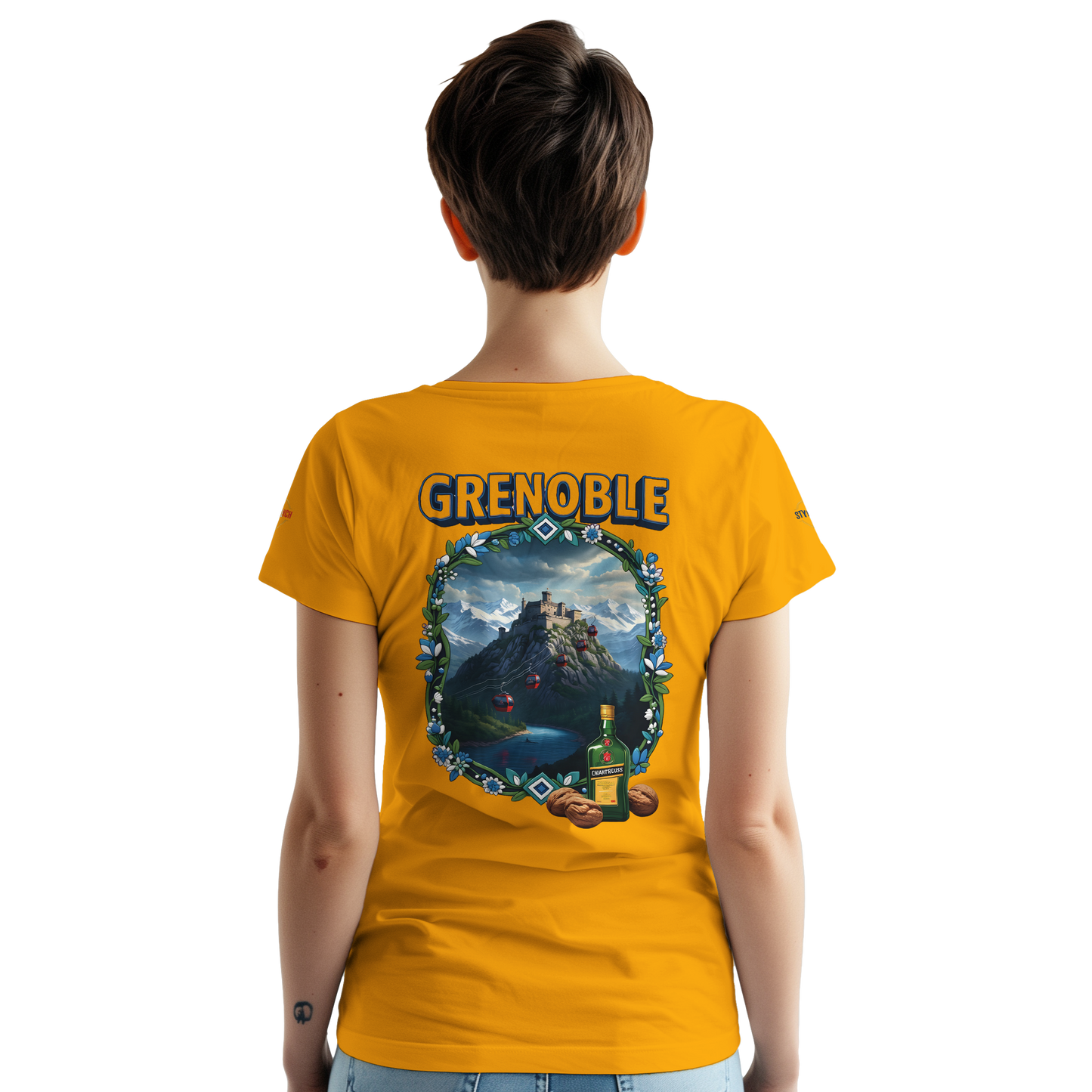 T-shirt Unisexe Grenoble - Ville de France - Coton Premium