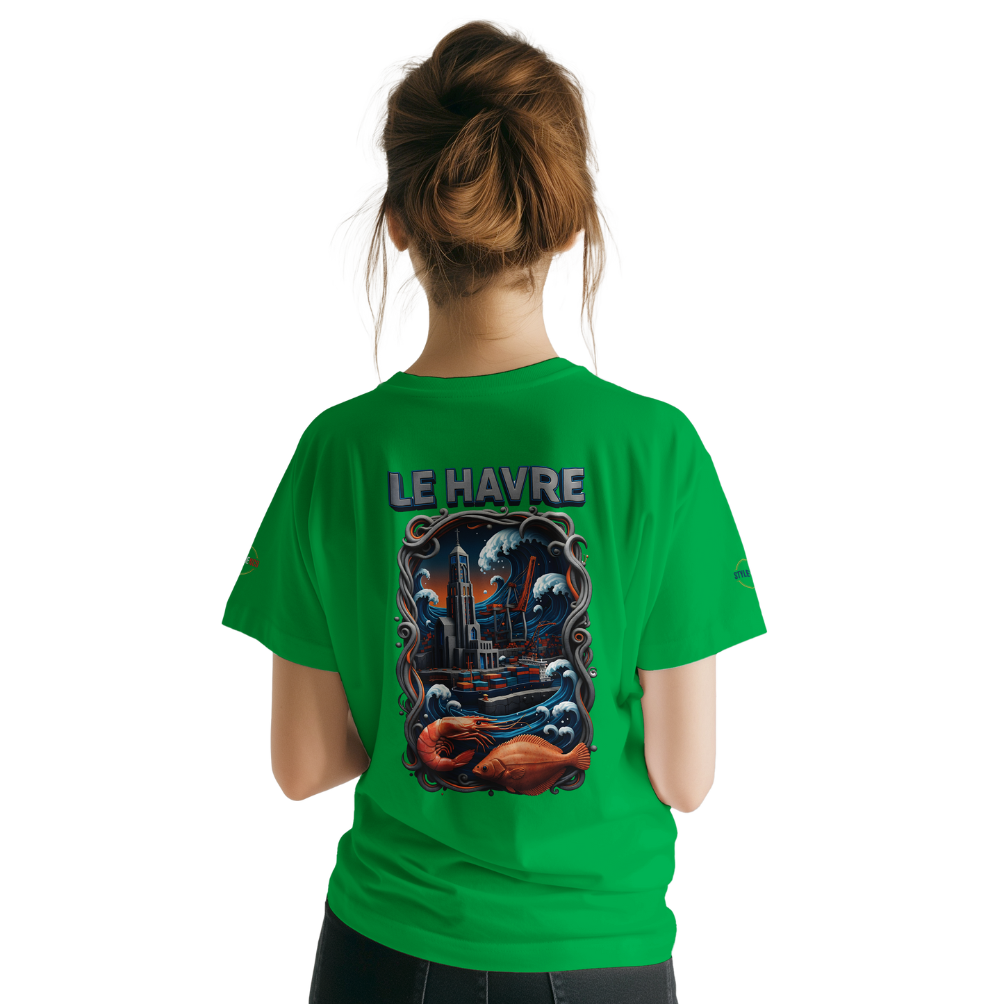 T-shirt Unisexe Le Havre – Coton Doux Premium pour Impression DTG