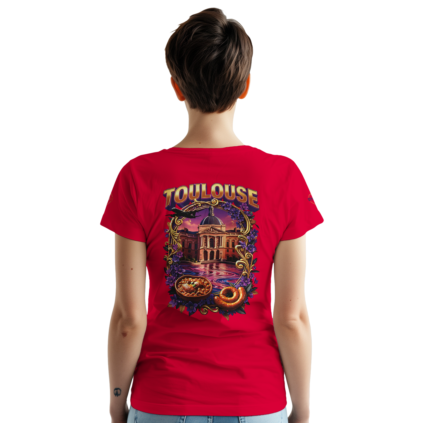 T-Shirt Unisexe Toulouse France – T-Shirt en Coton Premium à Coupe Classique