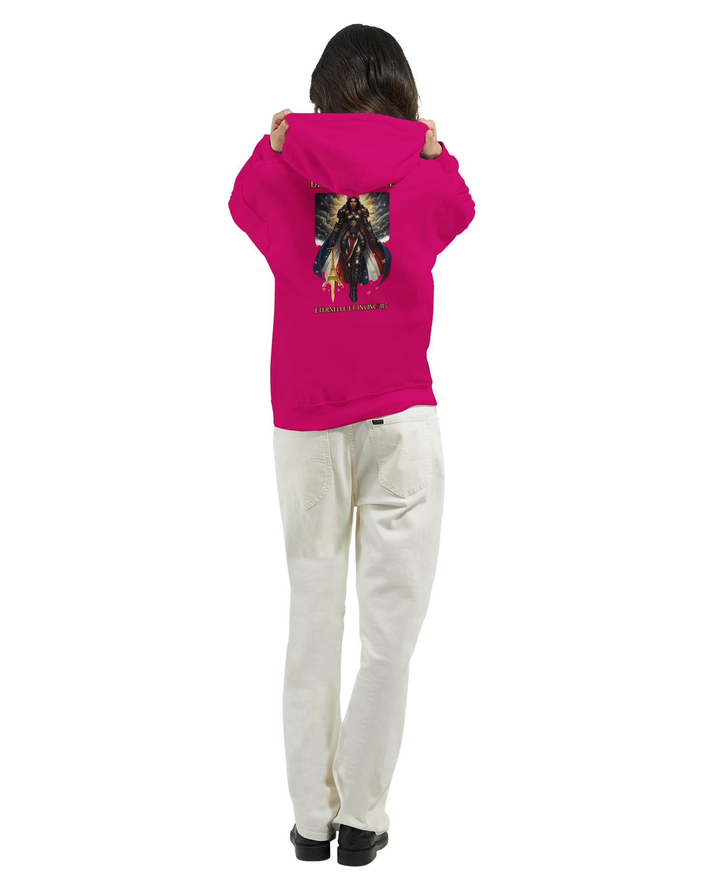 Sweat à Capuche déesse de France Douillet à Motif Unique – Confort et Style