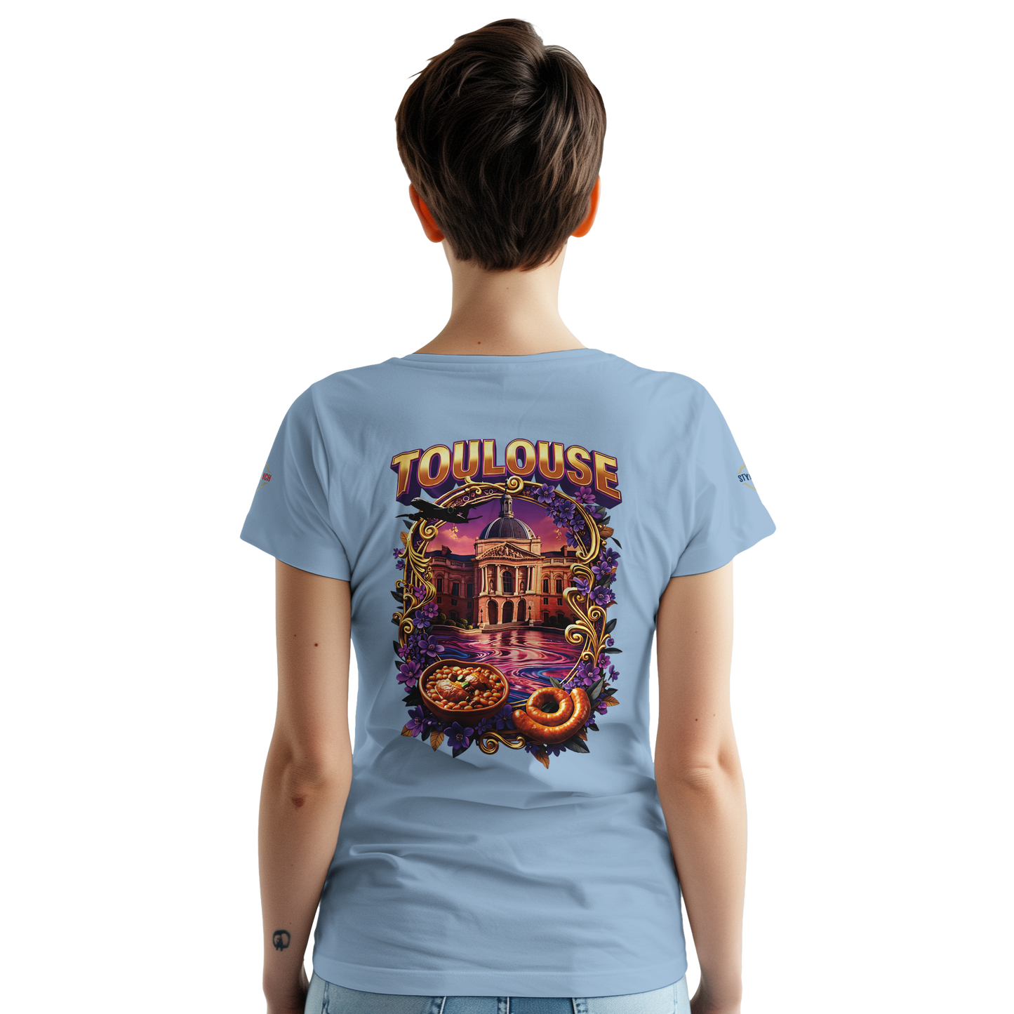 T-Shirt Unisexe Toulouse France – T-Shirt en Coton Premium à Coupe Classique