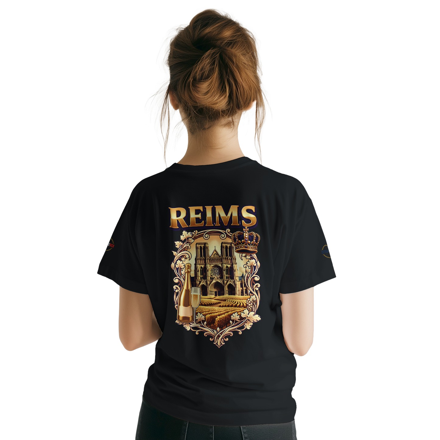 T-shirt Unisexe Reims - Ville de France - Design Premium