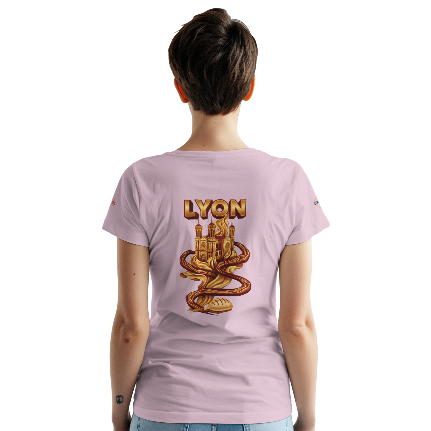 T-Shirt Unisexe Lyon - Design Ville de France - 100% Coton