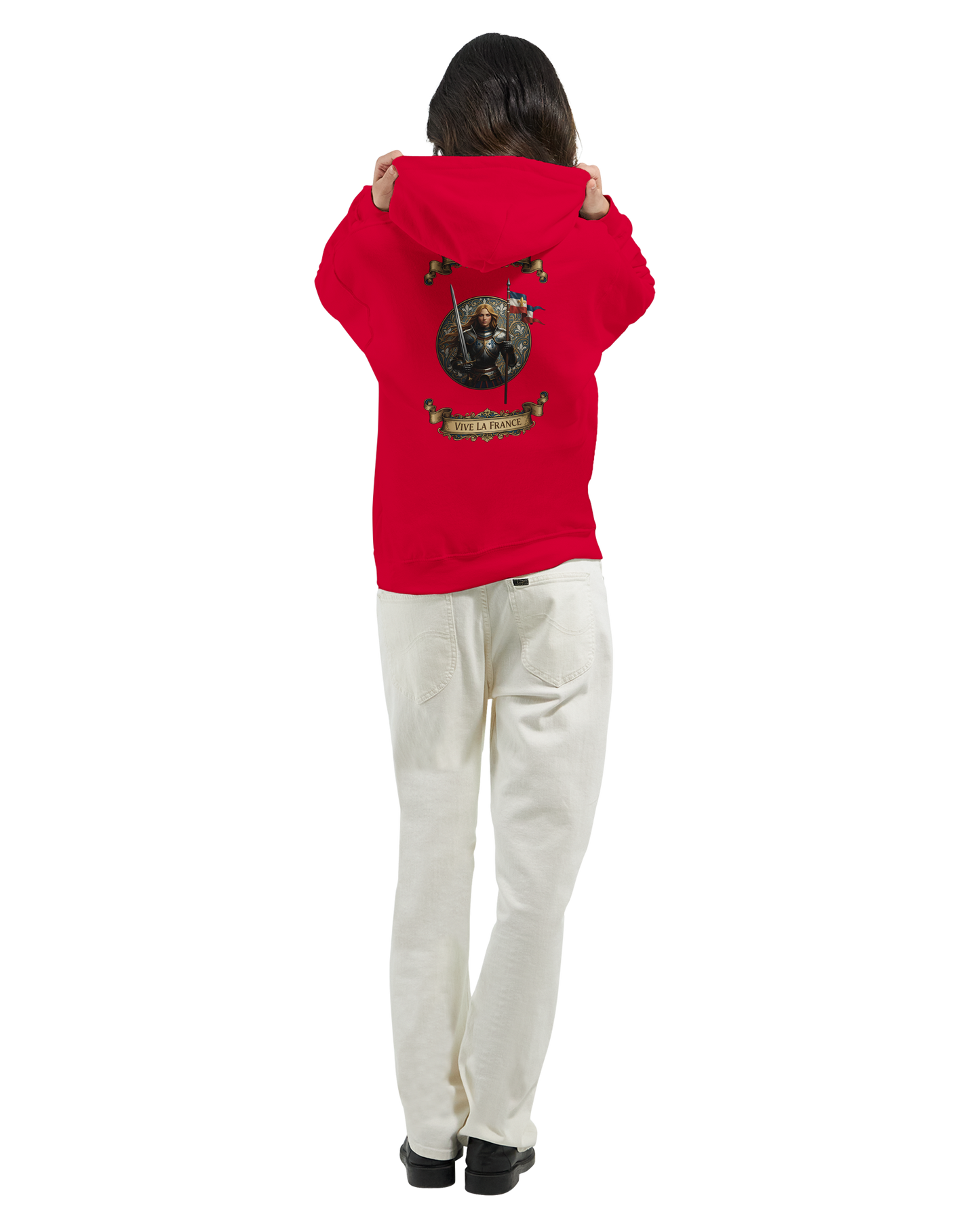 Sweat à Capuche Femme Jeanne d'Arc - Hoodie Confortable et Résistant