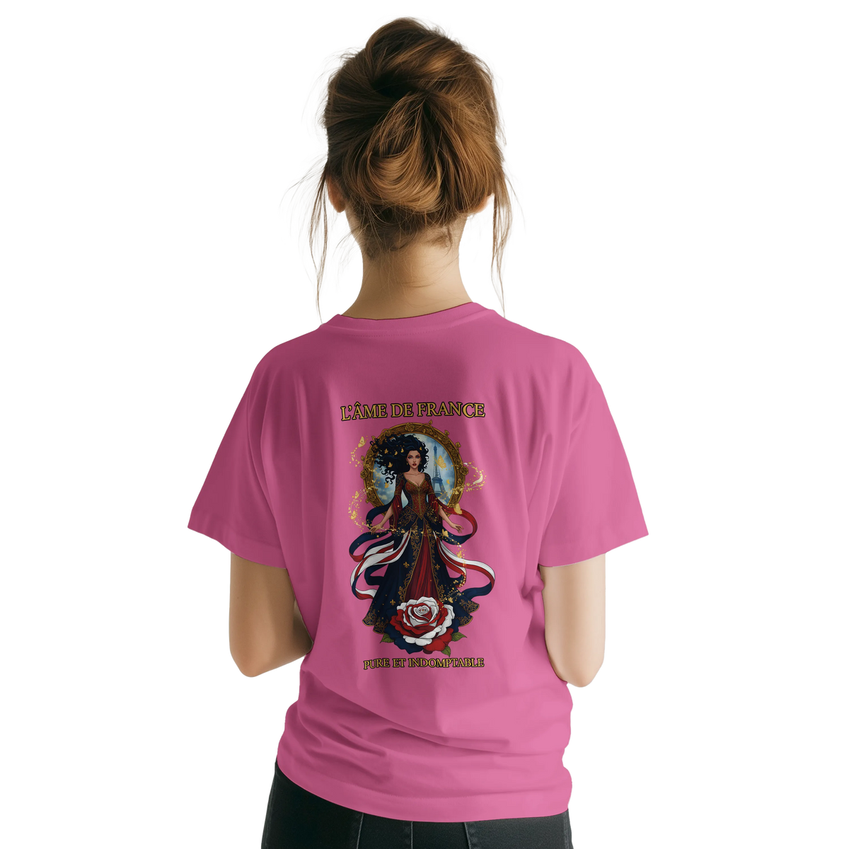 T-shirt  femme L'âme de France – Premium Cotton Tee with Classic French Design