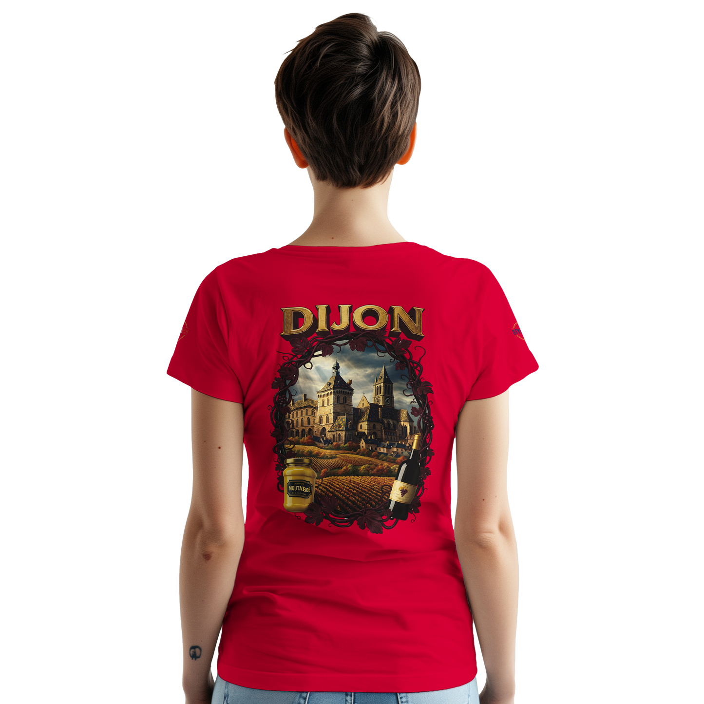 T-shirt Unisexe Dijon – Ville de France en Coton Premium