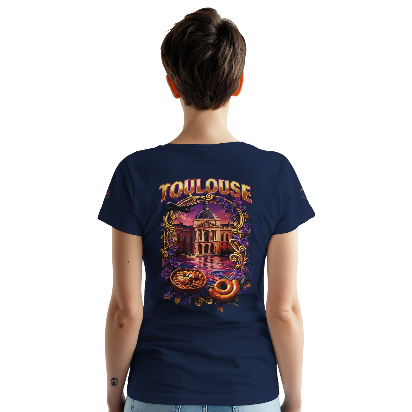 T-Shirt Unisexe Toulouse France – T-Shirt en Coton Premium à Coupe Classique