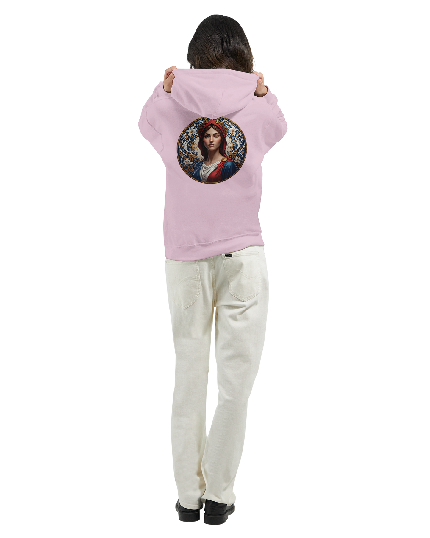 Sweat à capuche femme Marianne - Hoodie en coton et polyester