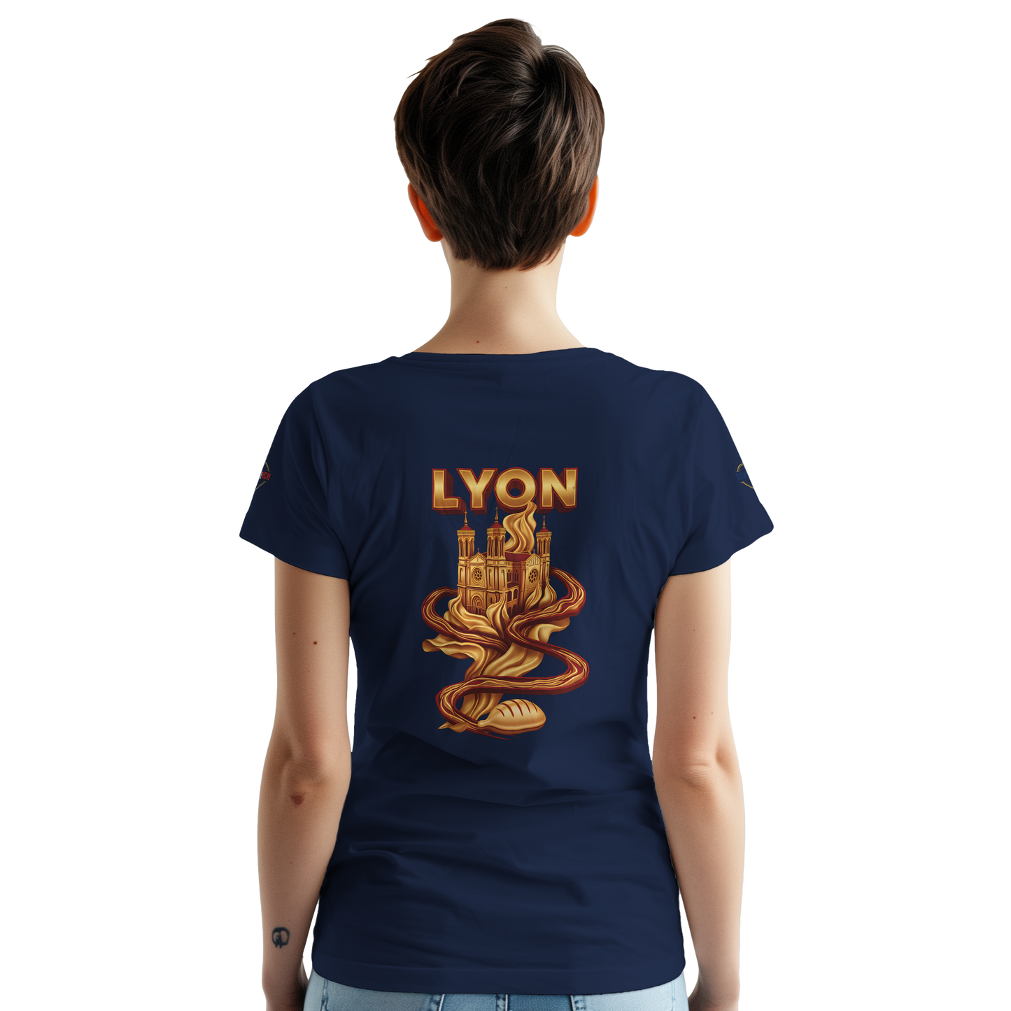 T-Shirt Unisexe Lyon - Design Ville de France - 100% Coton