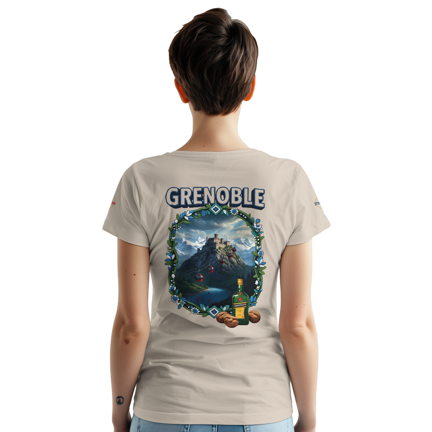 T-shirt Unisexe Grenoble - Ville de France - Coton Premium