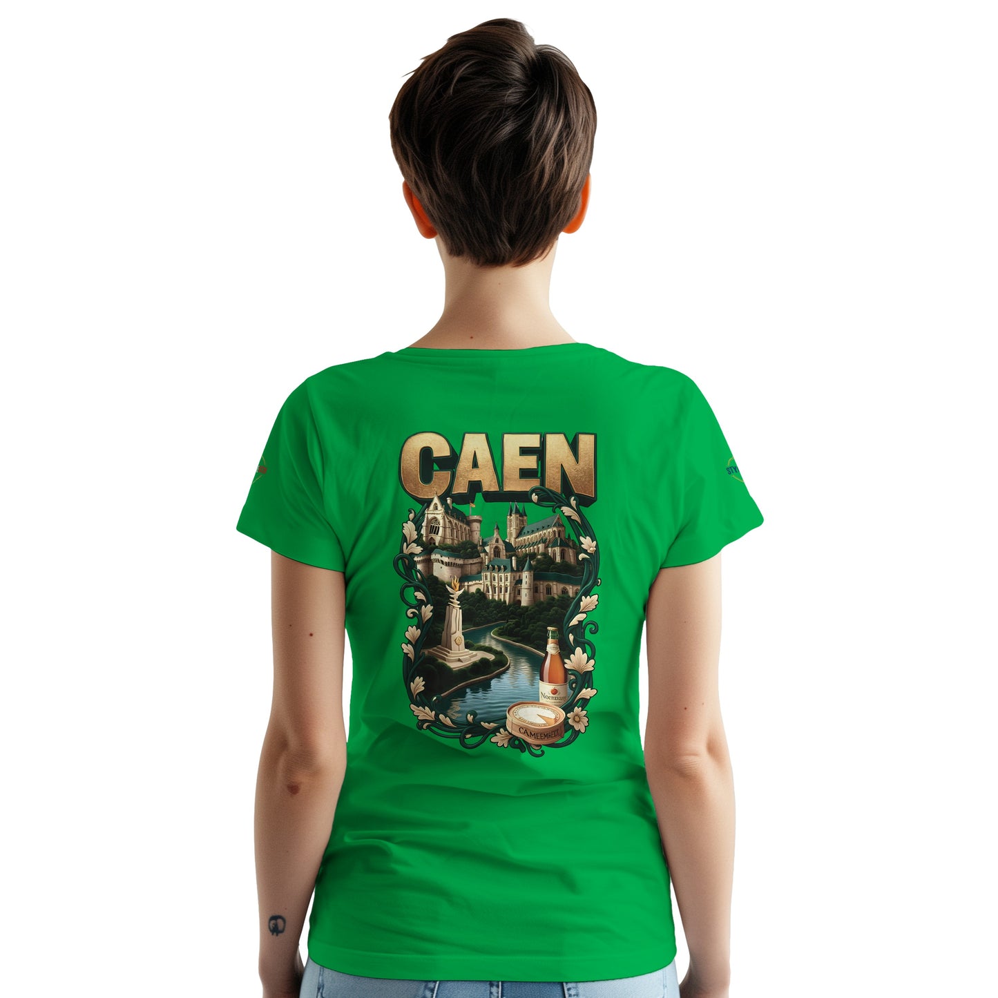 T-shirt Unisexe Caen - Ville de France - Design Classique en Coton