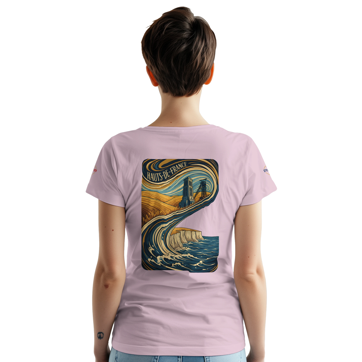 T-shirt Unisexe Haut de France - Coton Épais Premium