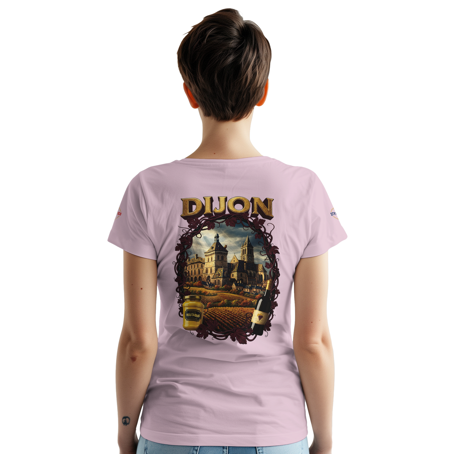 T-shirt Unisexe Dijon – Ville de France en Coton Premium