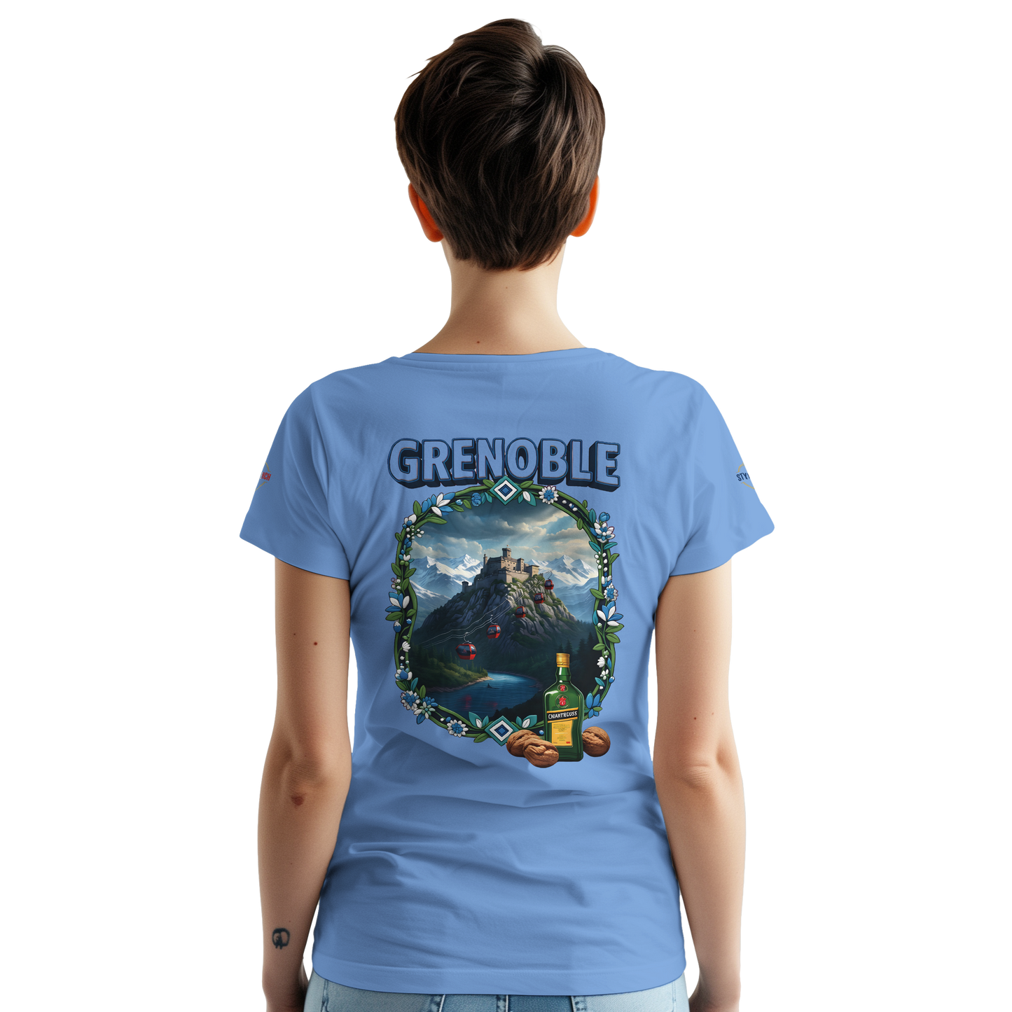 T-shirt Unisexe Grenoble - Ville de France - Coton Premium
