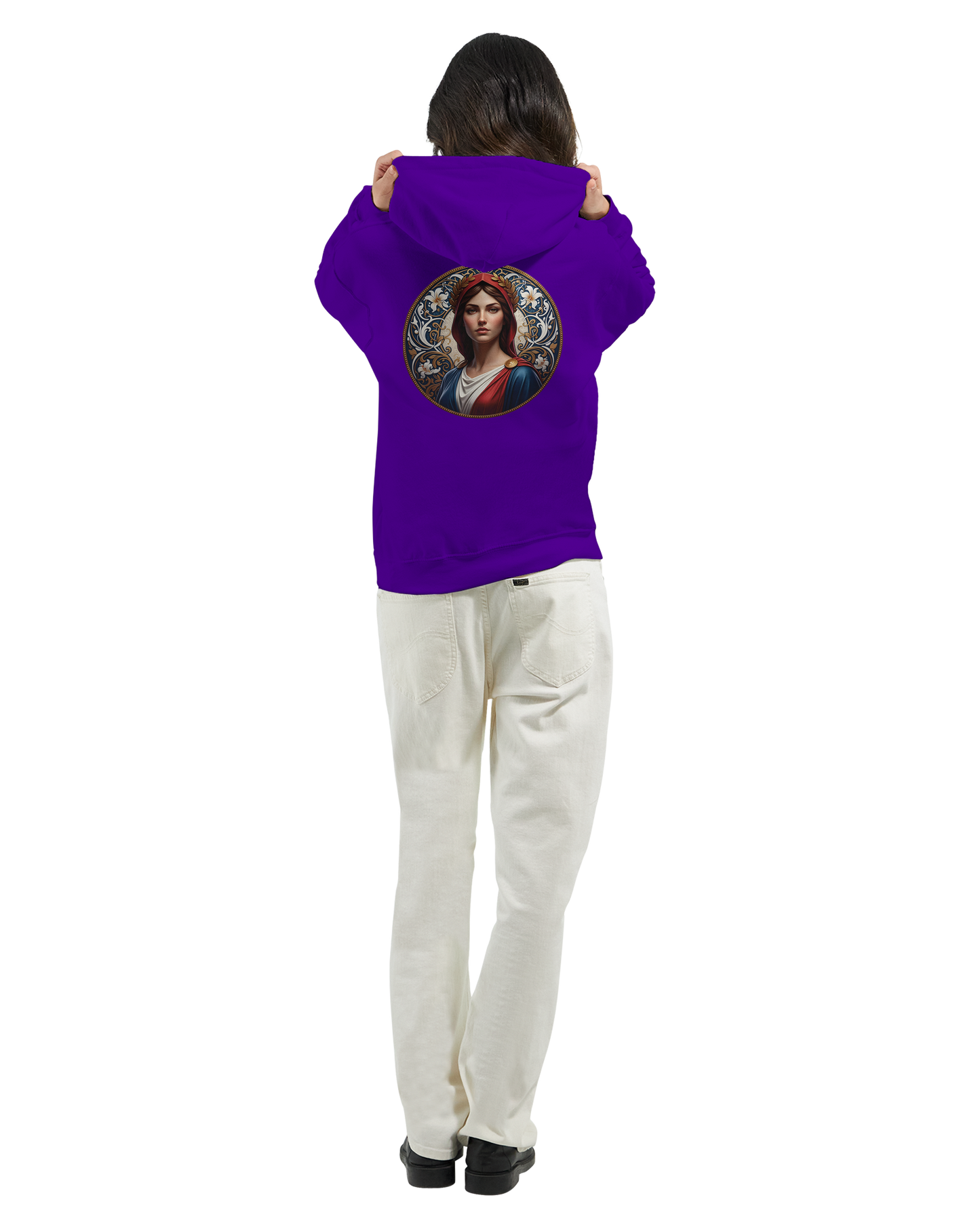 Sweat à capuche femme Marianne - Hoodie en coton et polyester