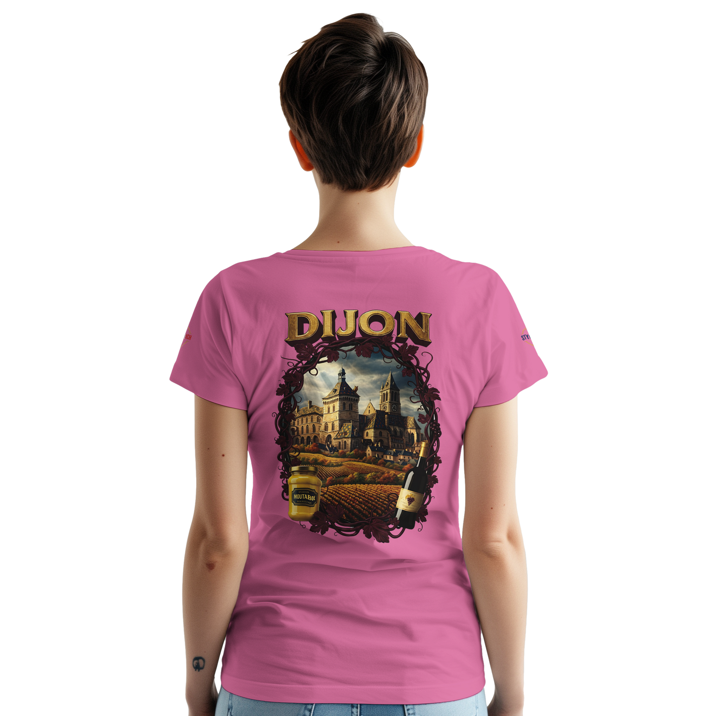 T-shirt Unisexe Dijon – Ville de France en Coton Premium