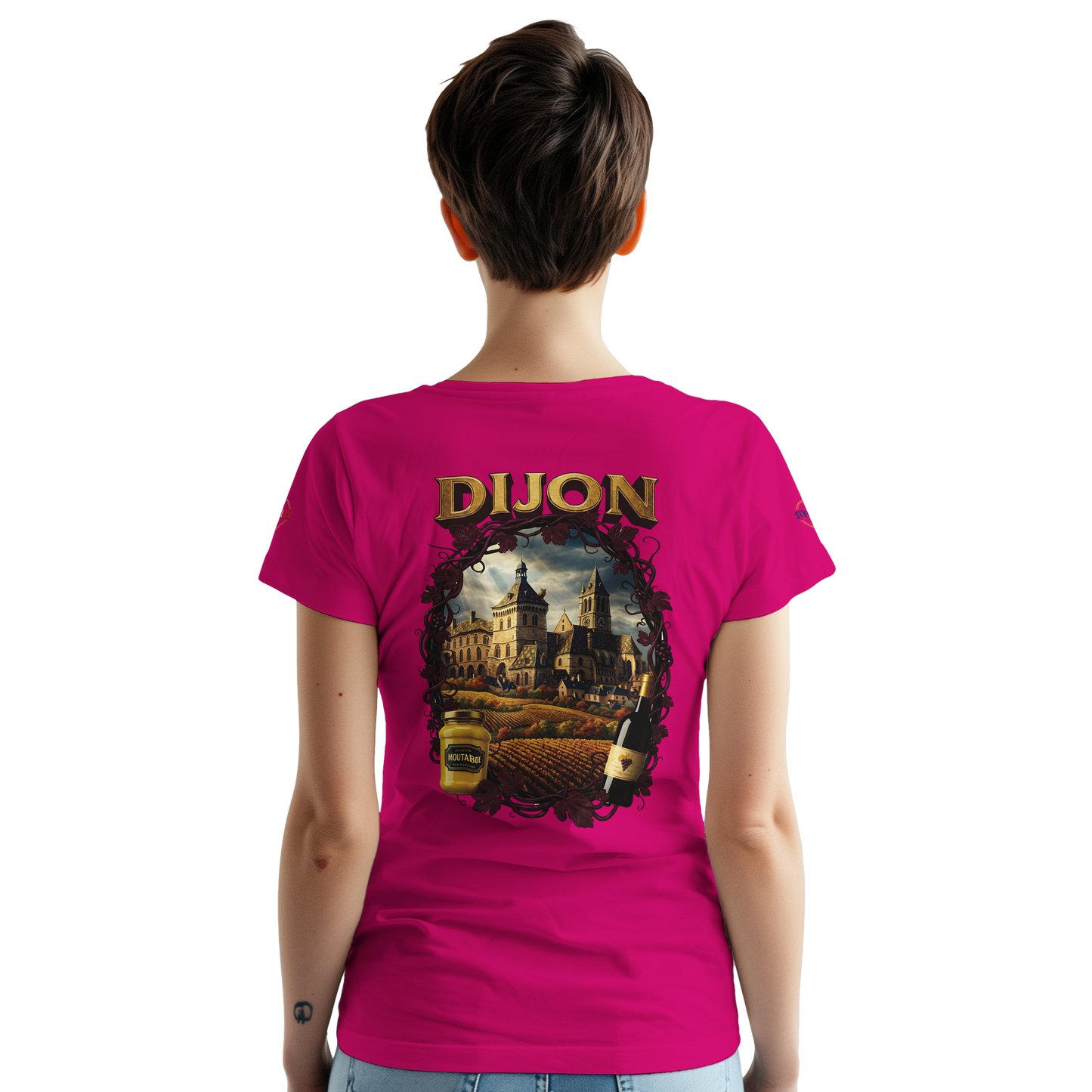 T-shirt Unisexe Dijon – Ville de France en Coton Premium