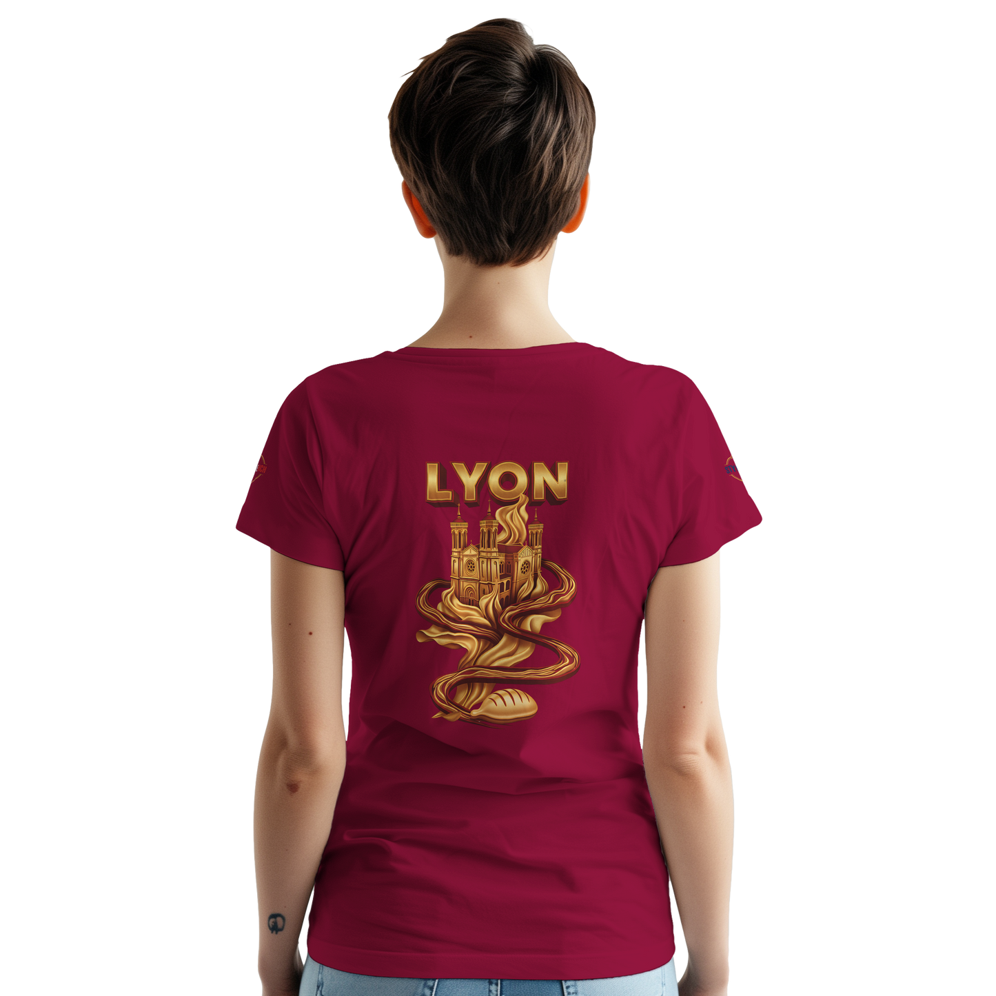 T-Shirt Unisexe Lyon - Design Ville de France - 100% Coton