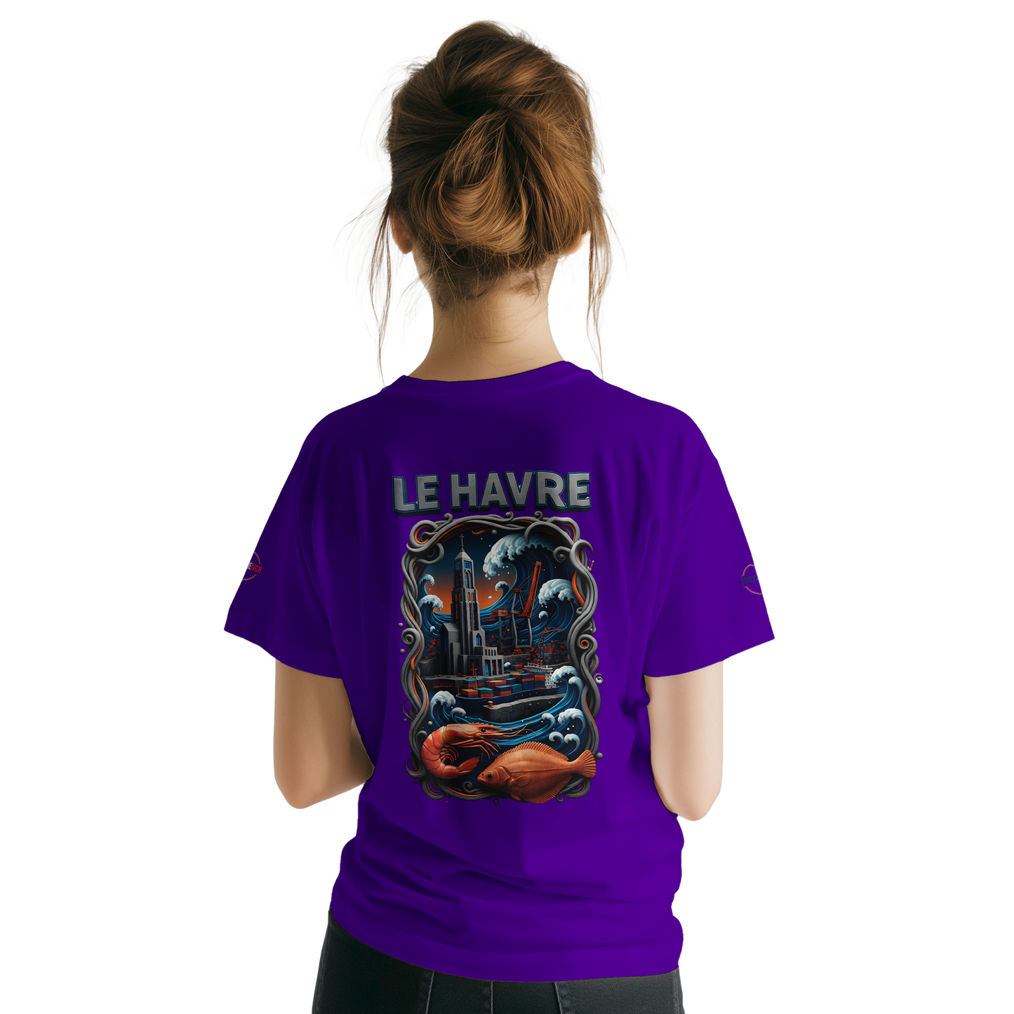 T-shirt Unisexe Le Havre – Coton Doux Premium pour Impression DTG