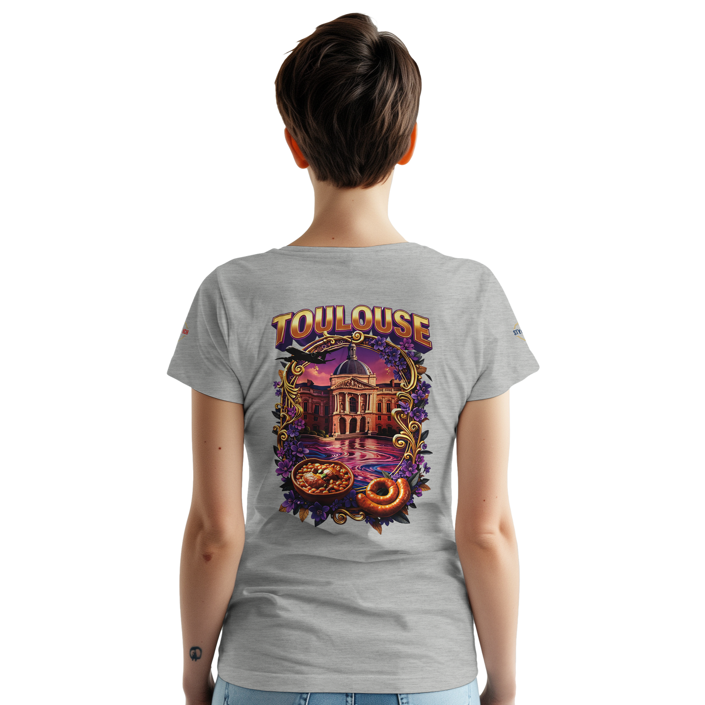 T-Shirt Unisexe Toulouse France – T-Shirt en Coton Premium à Coupe Classique