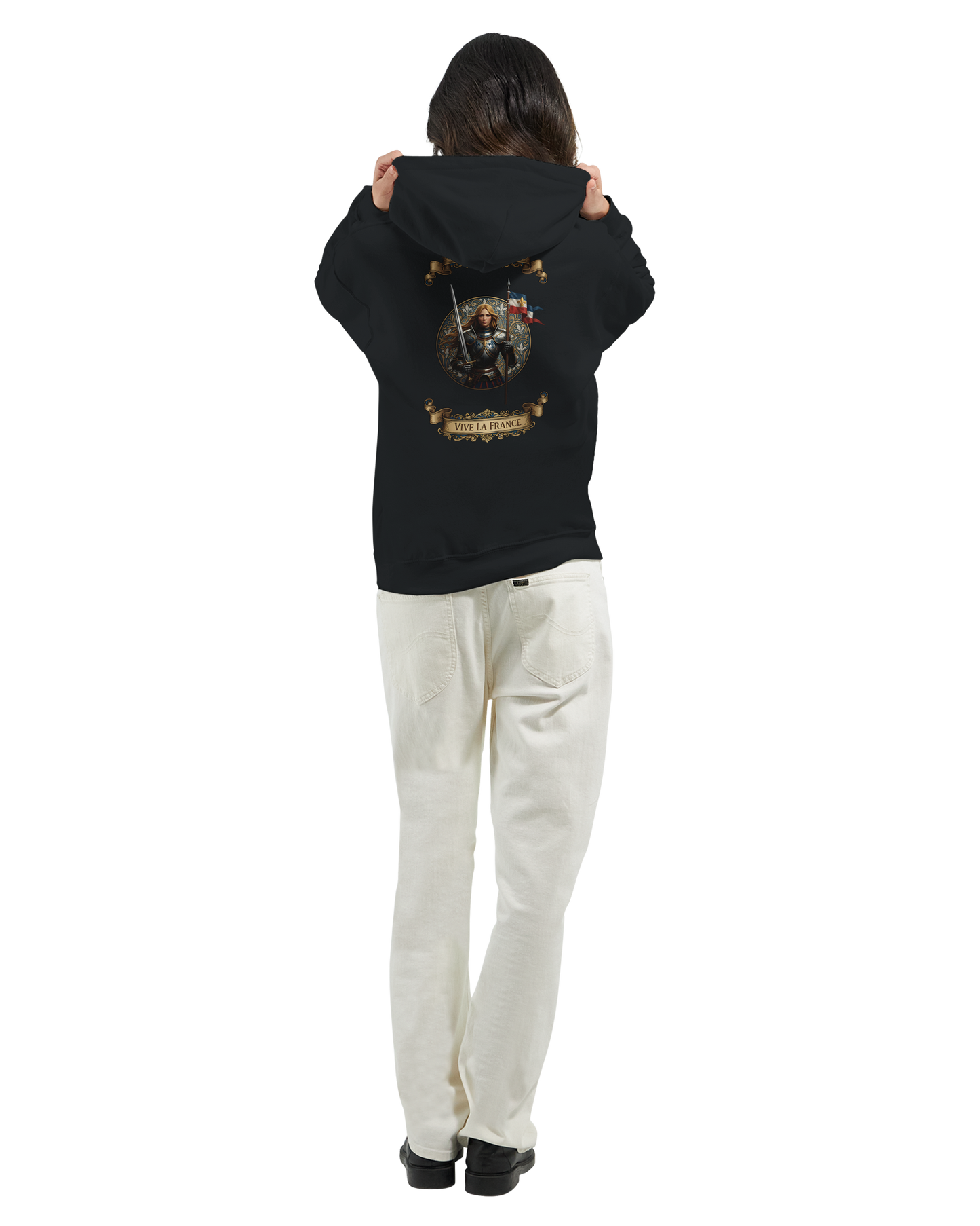 Sweat à Capuche Femme Jeanne d'Arc - Hoodie Confortable et Résistant