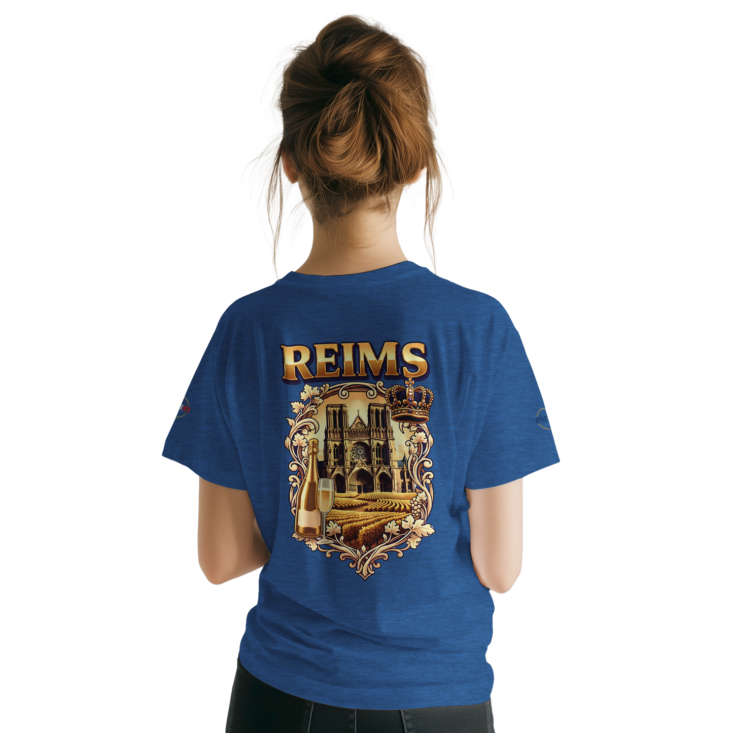 T-shirt Unisexe Reims - Ville de France - Design Premium