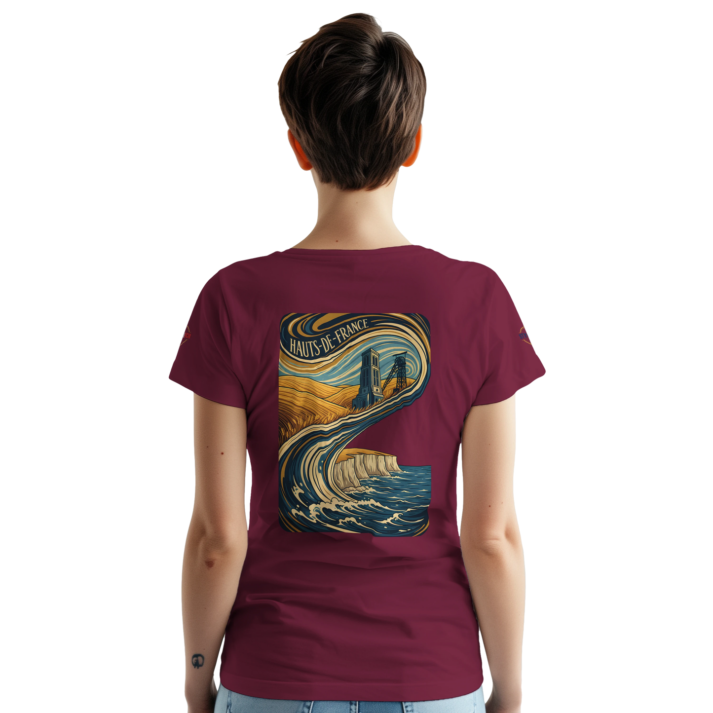 T-shirt Unisexe Haut de France - Coton Épais Premium
