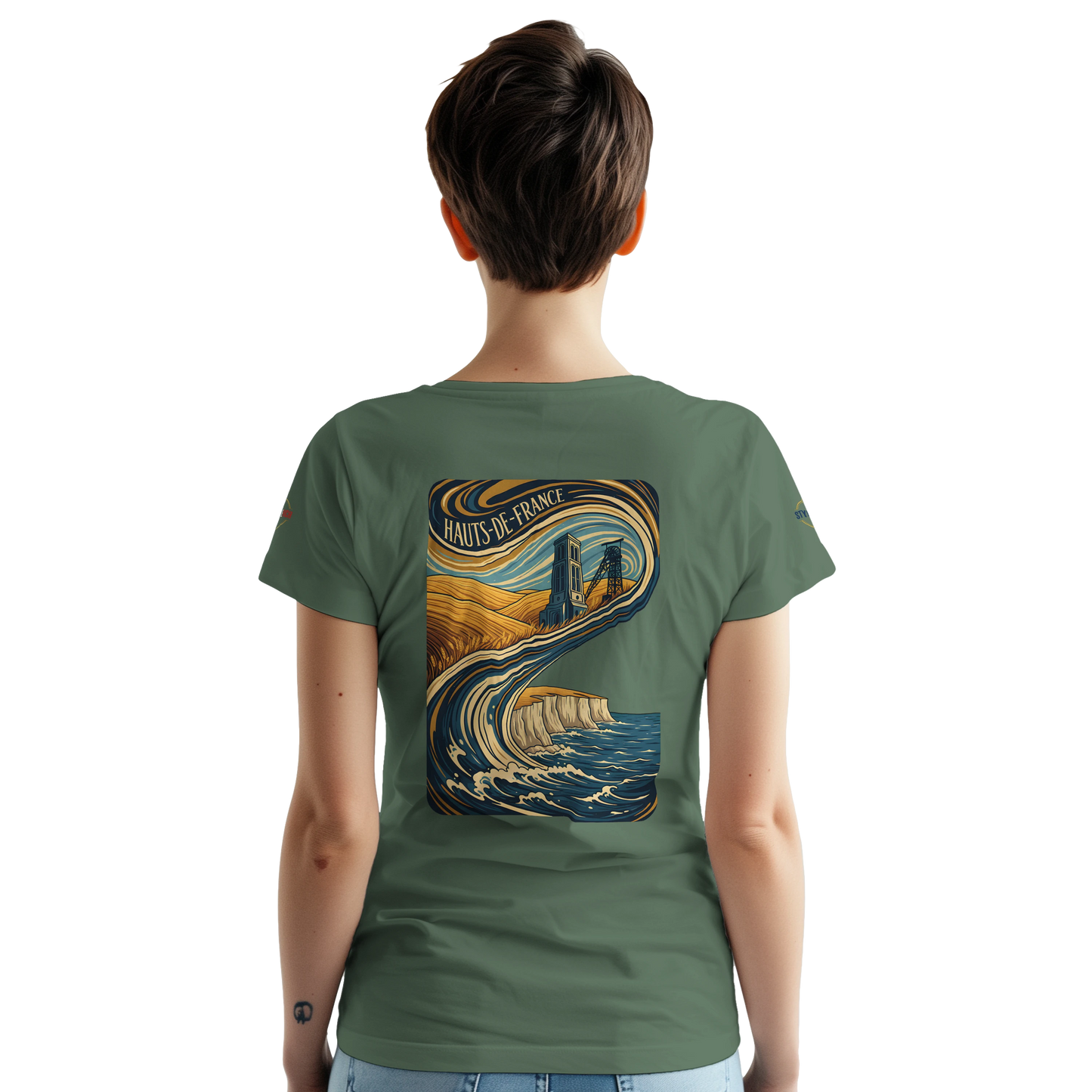 T-shirt Unisexe Haut de France - Coton Épais Premium