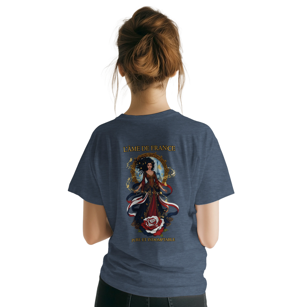 T-shirt  femme L'âme de France – Premium Cotton Tee with Classic French Design