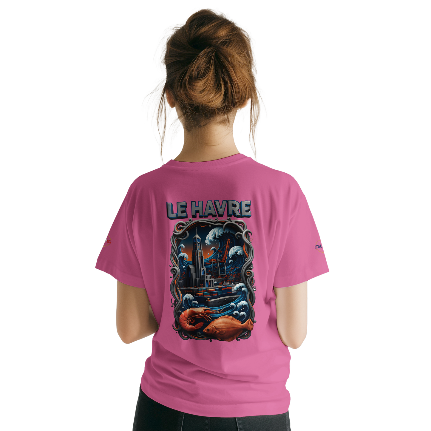 T-shirt Unisexe Le Havre – Coton Doux Premium pour Impression DTG