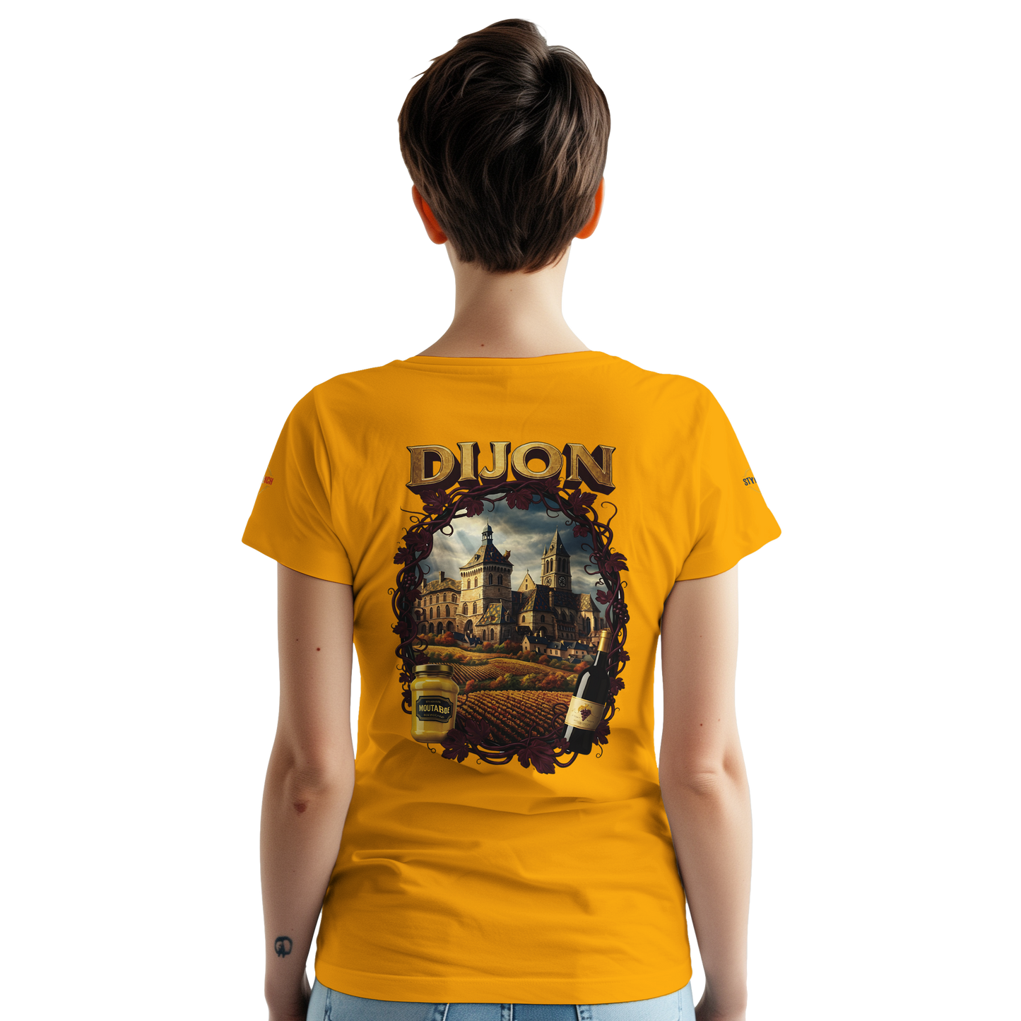 T-shirt Unisexe Dijon – Ville de France en Coton Premium