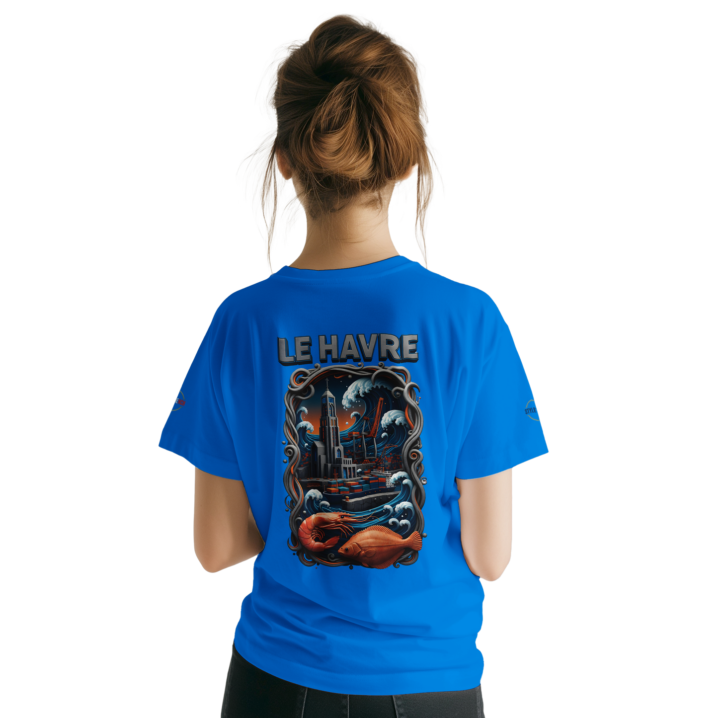 T-shirt Unisexe Le Havre – Coton Doux Premium pour Impression DTG