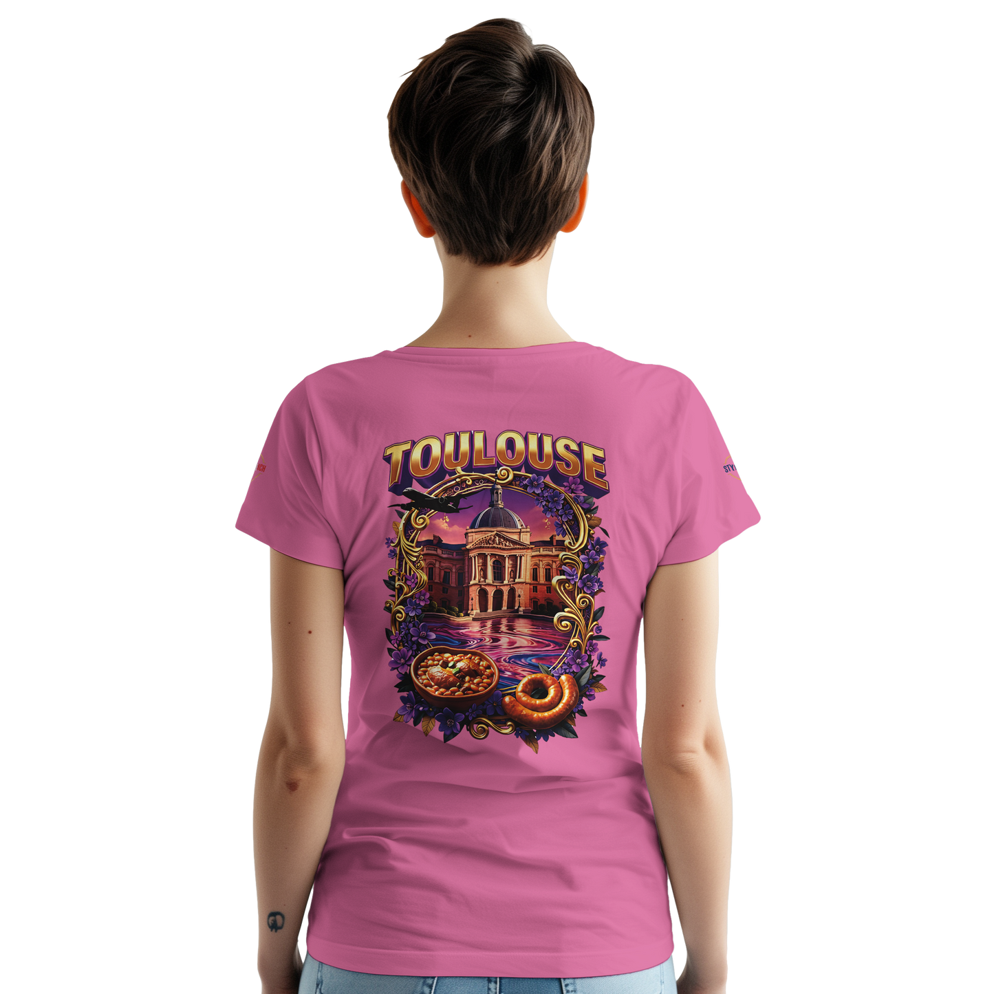 T-Shirt Unisexe Toulouse France – T-Shirt en Coton Premium à Coupe Classique
