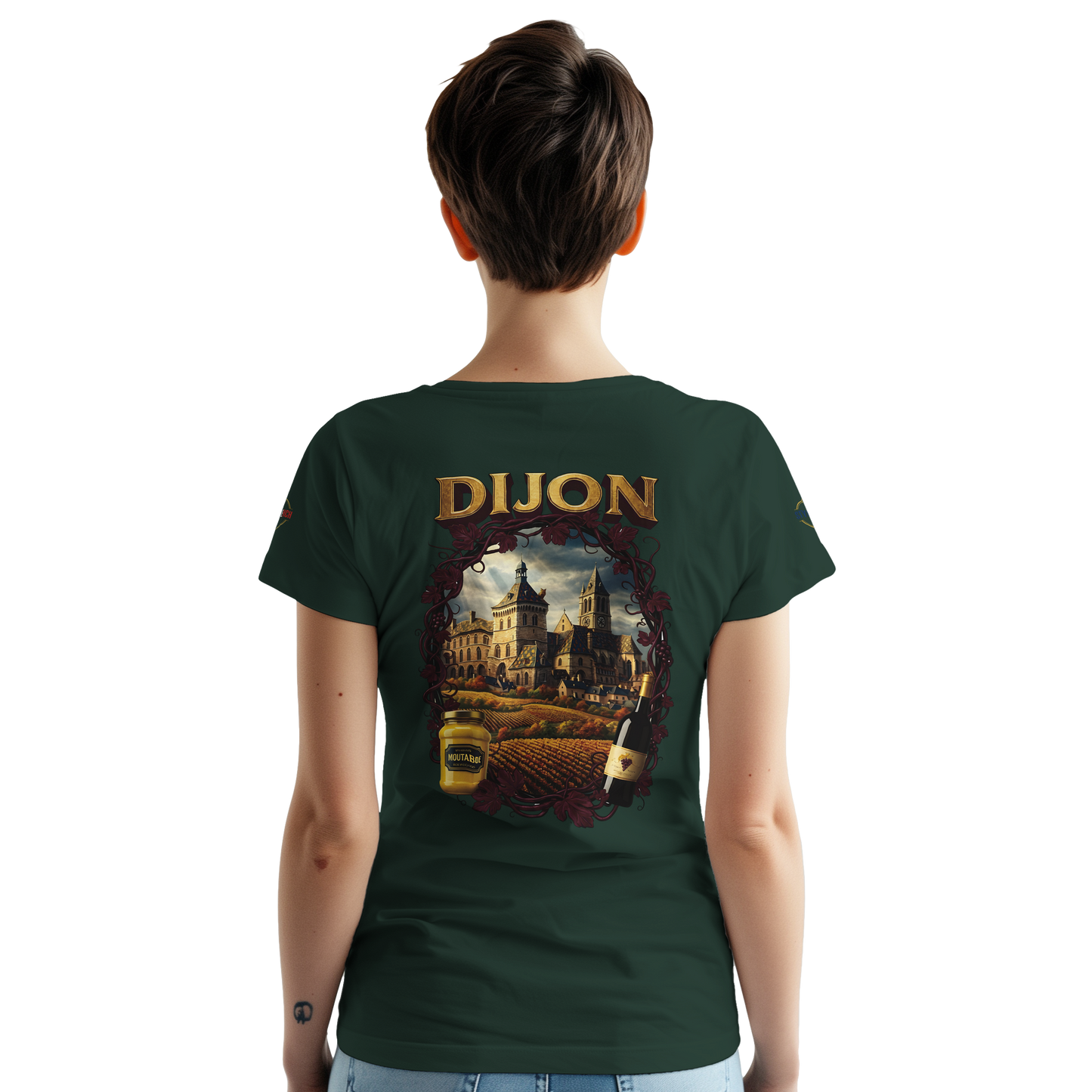 T-shirt Unisexe Dijon – Ville de France en Coton Premium