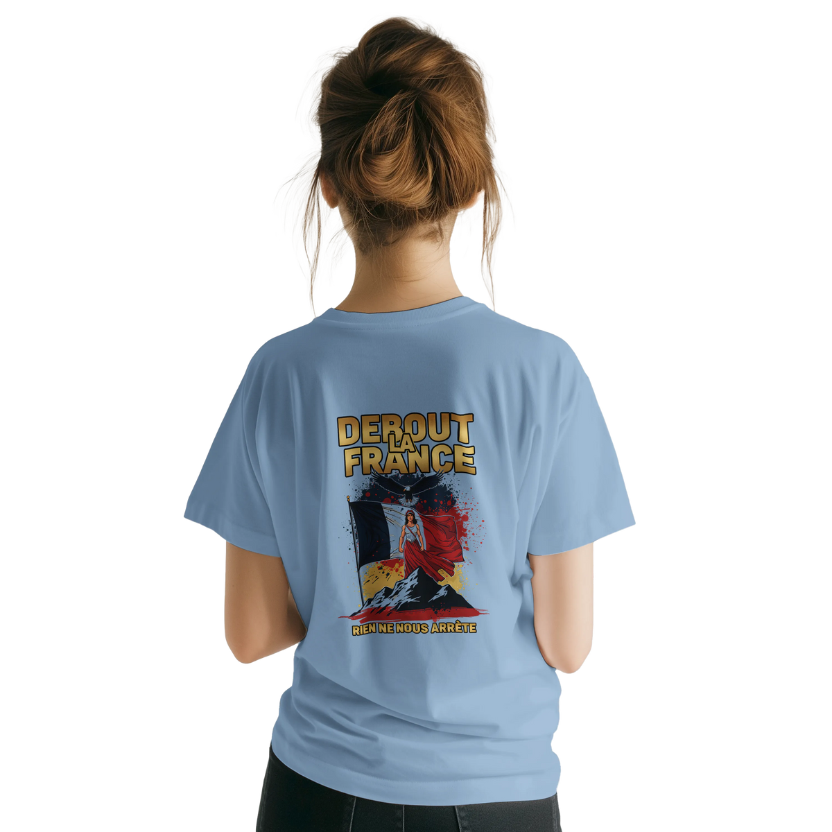 T-shirt Femme Debout la France – Coton Premium