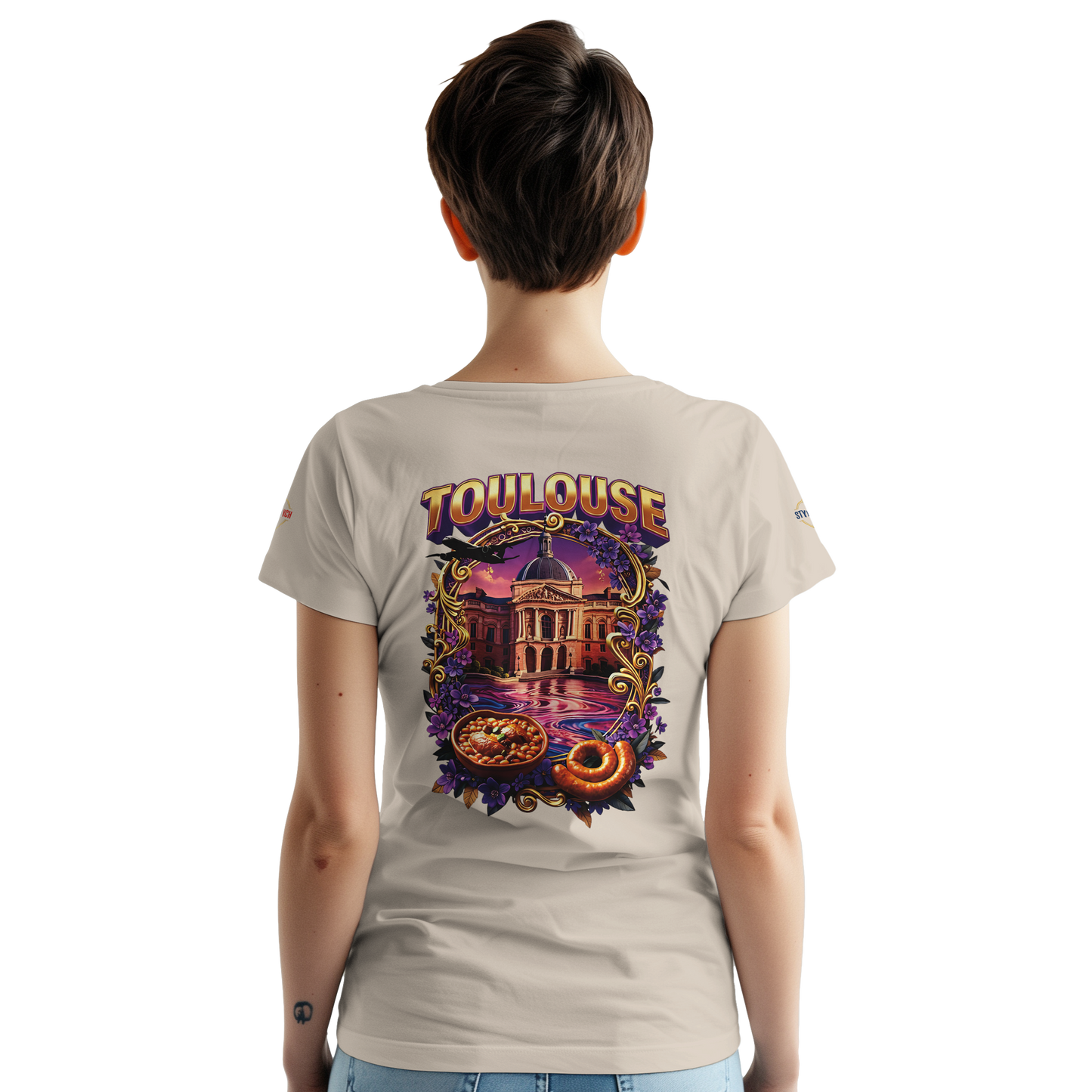 T-Shirt Unisexe Toulouse France – T-Shirt en Coton Premium à Coupe Classique