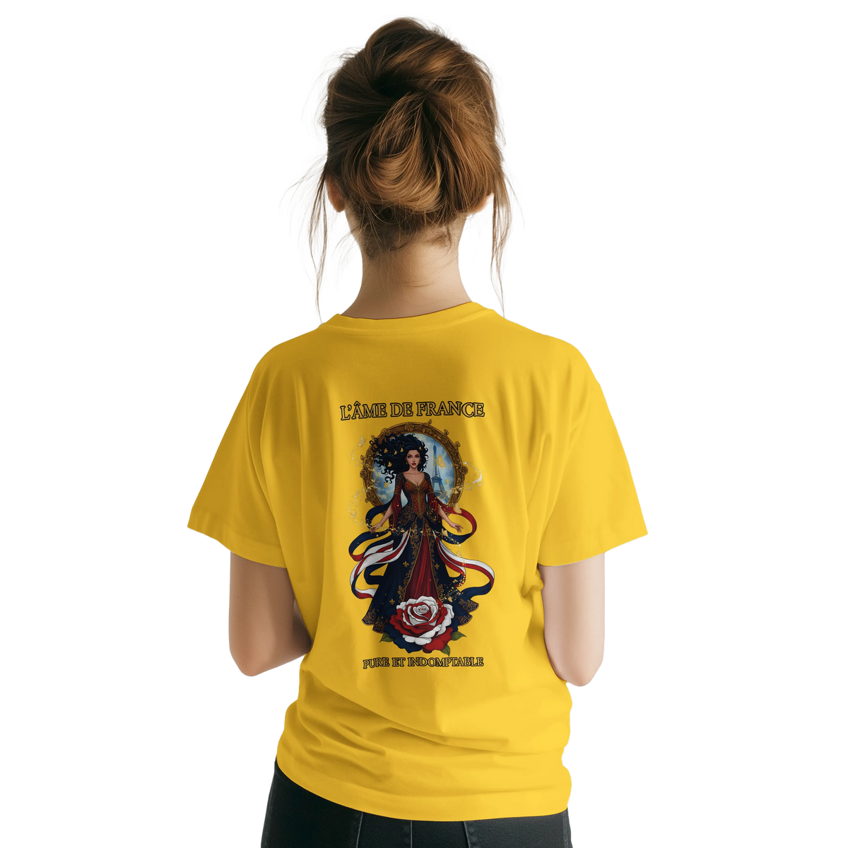 T-shirt  femme L'âme de France – Premium Cotton Tee with Classic French Design
